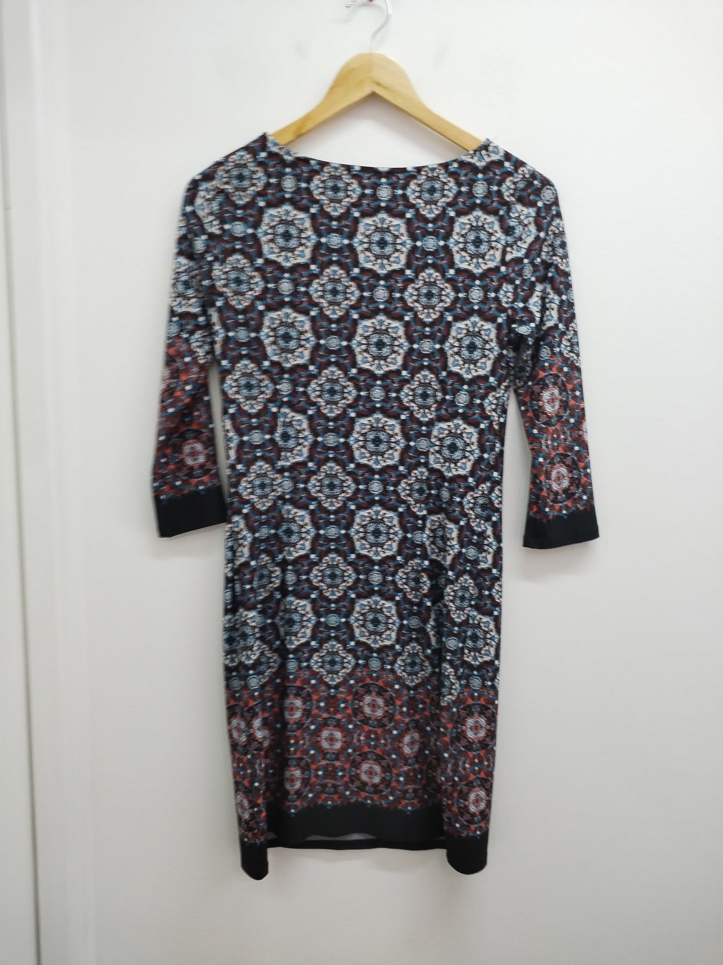 Robe manches 3/4 Atmosphère imprimée Taille S