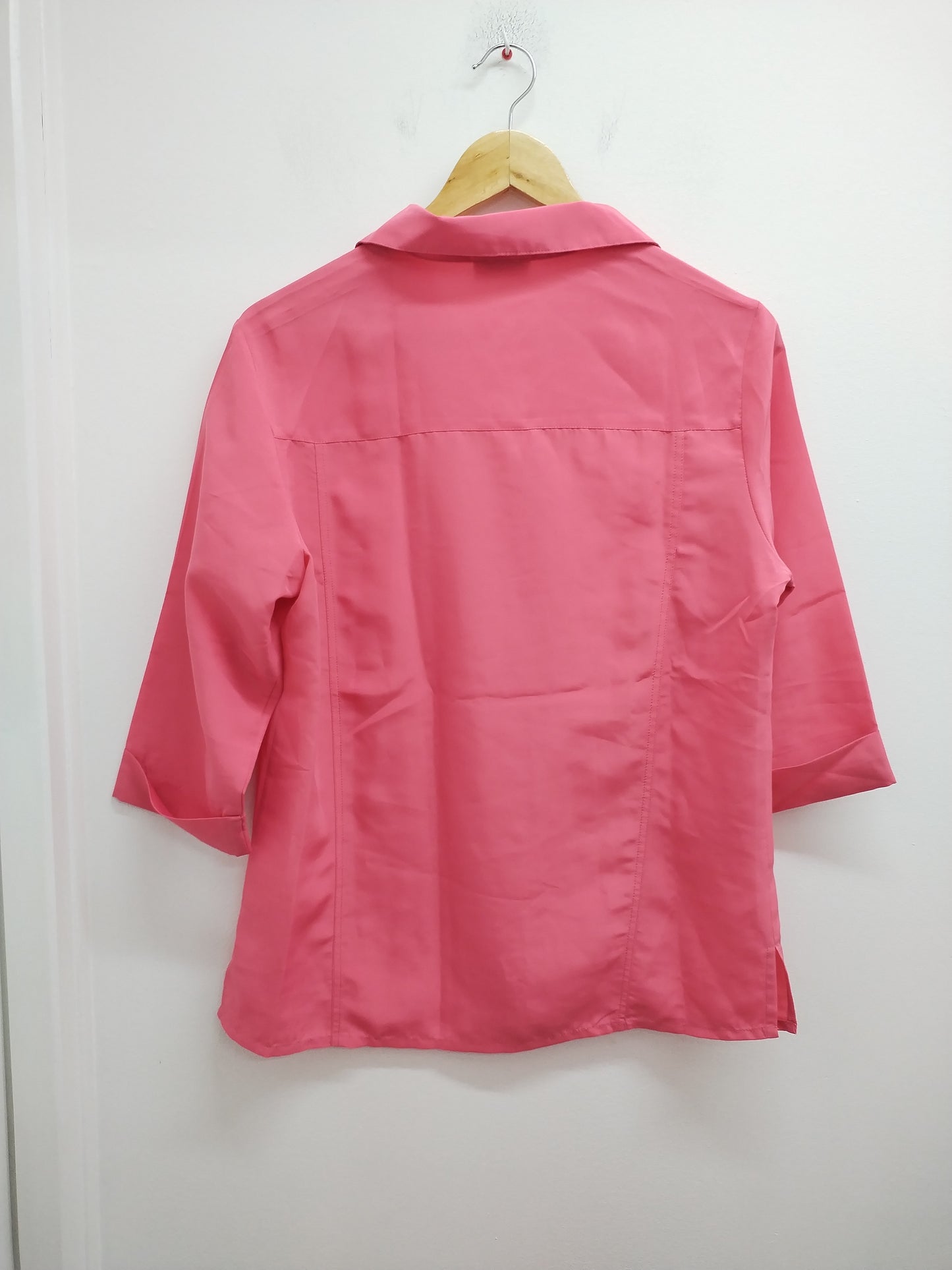 Chemise manches 3/4 Berger du Nord corail Taille 40