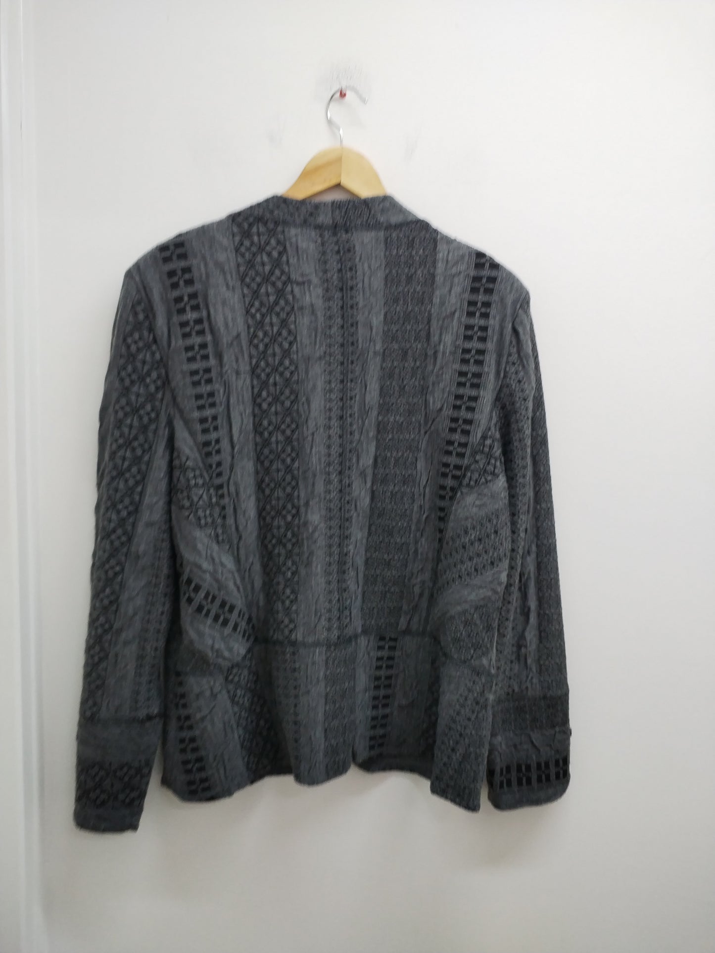 Veste Pauporté grise à motifs Taille XL