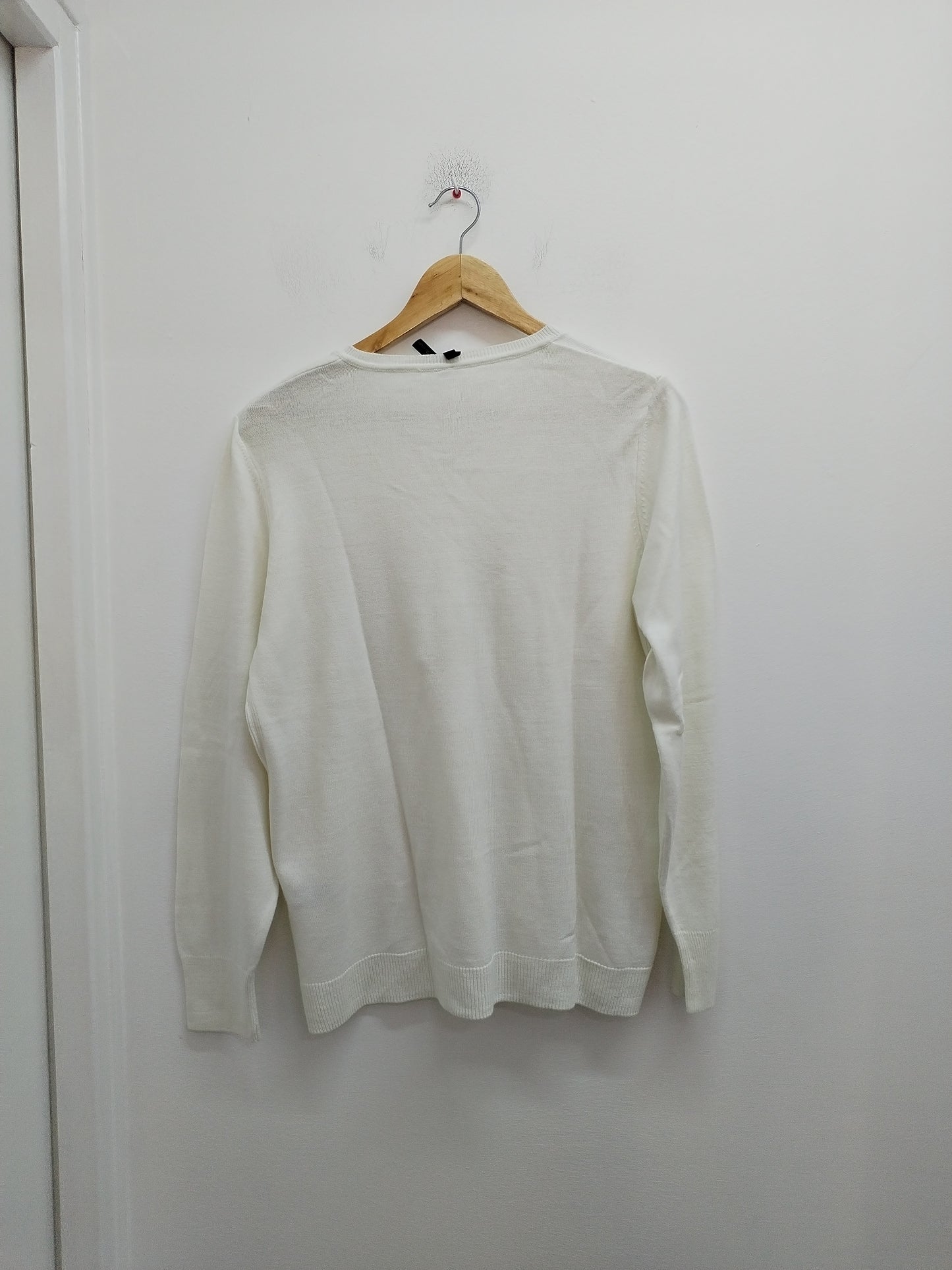Pull fin DeFacto blanc Taille XXL
