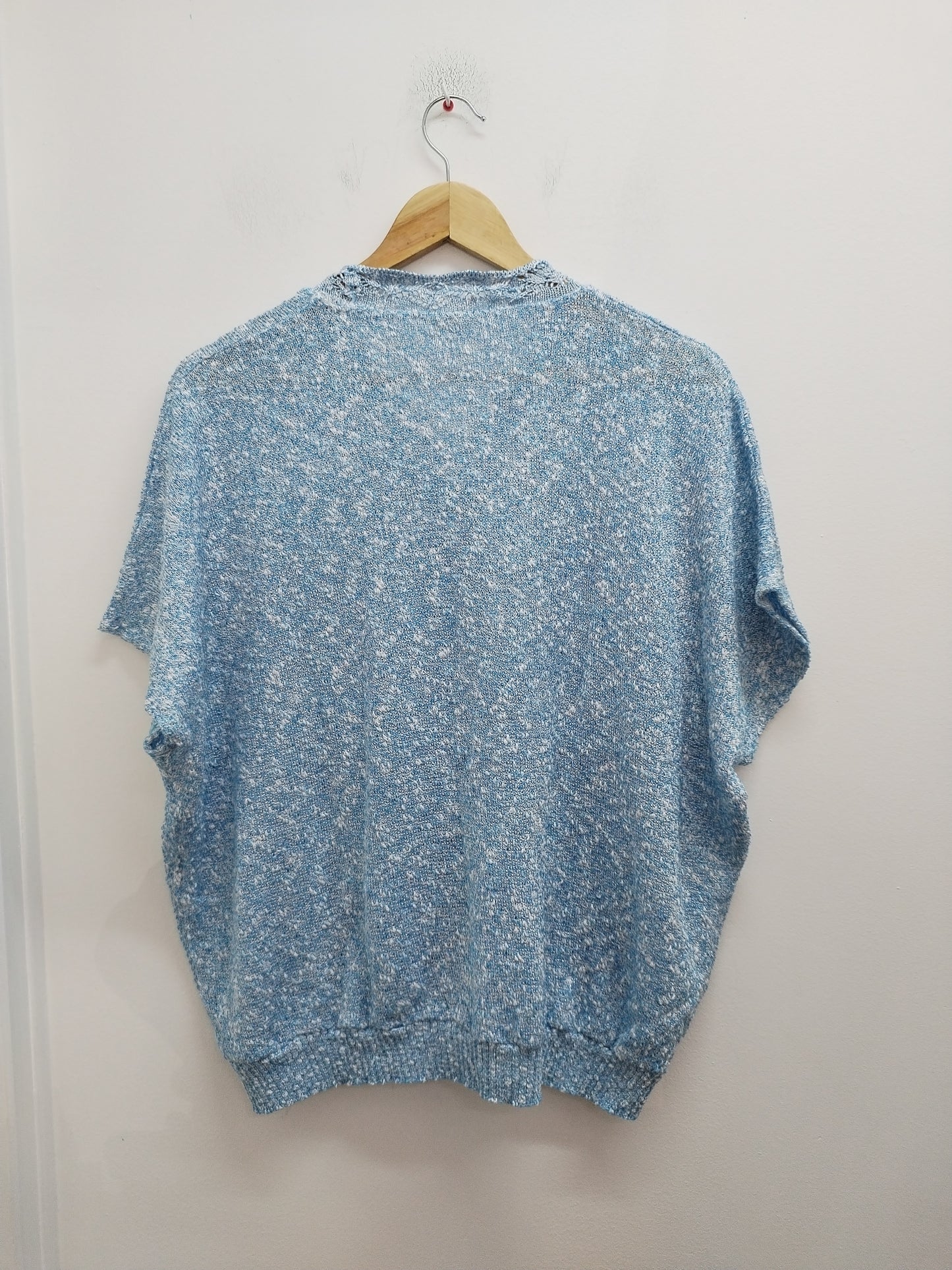 Pull manches courtes bleu clair Taille 2XL