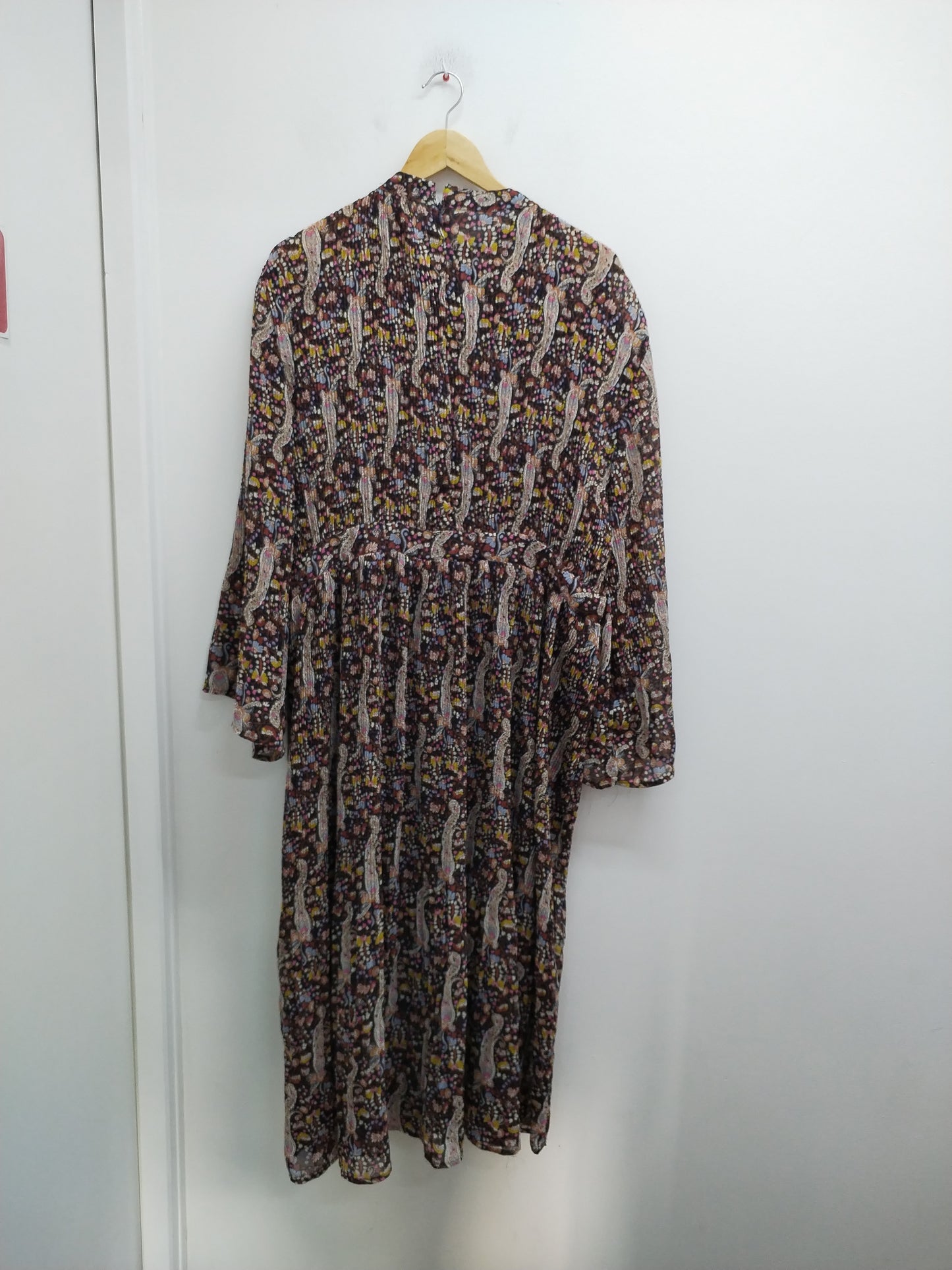 Robe longue manches longues Sweewë imprimée fleurie Taille XL/XXL