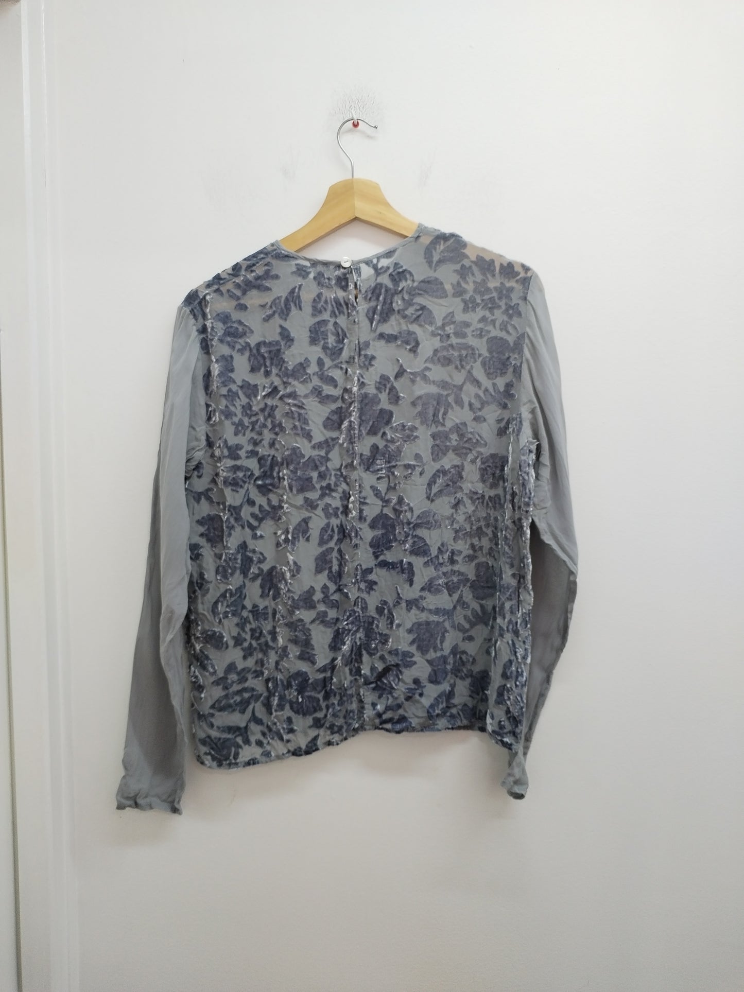 Tunique Etam grise avec velours Taille 40