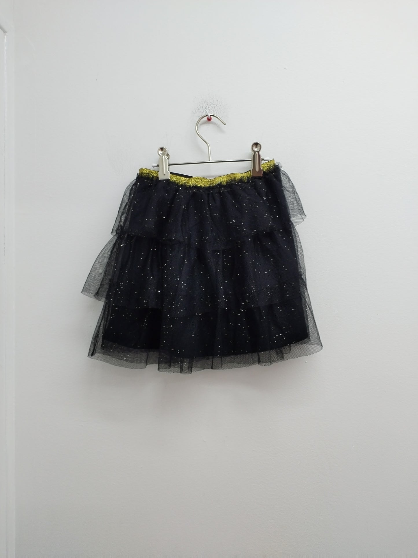 Jupe tutu Gémo noire à paillettes Taille 7 Ans