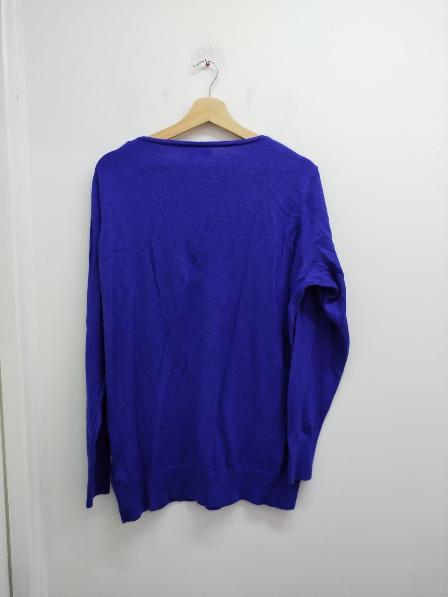 Pull fin Bon Prix Collection bleu et blanc Taille 48/50