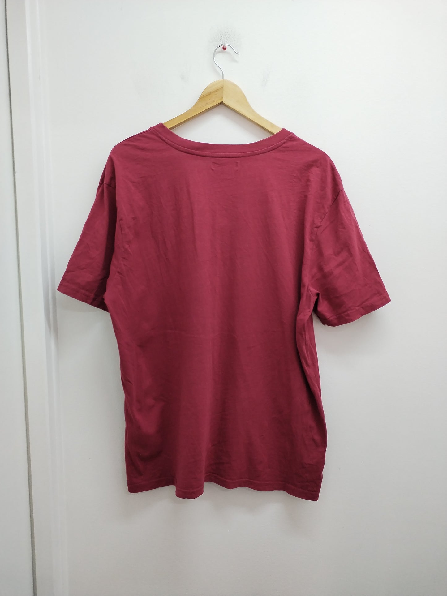 T-shirt Atlas For Men bordeaux avec impression Taille 2XL