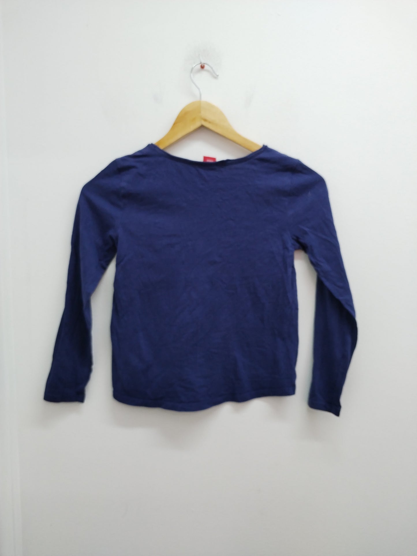 T-shirt manches longues S.Oliver marine avec strass Taille 8 Ans