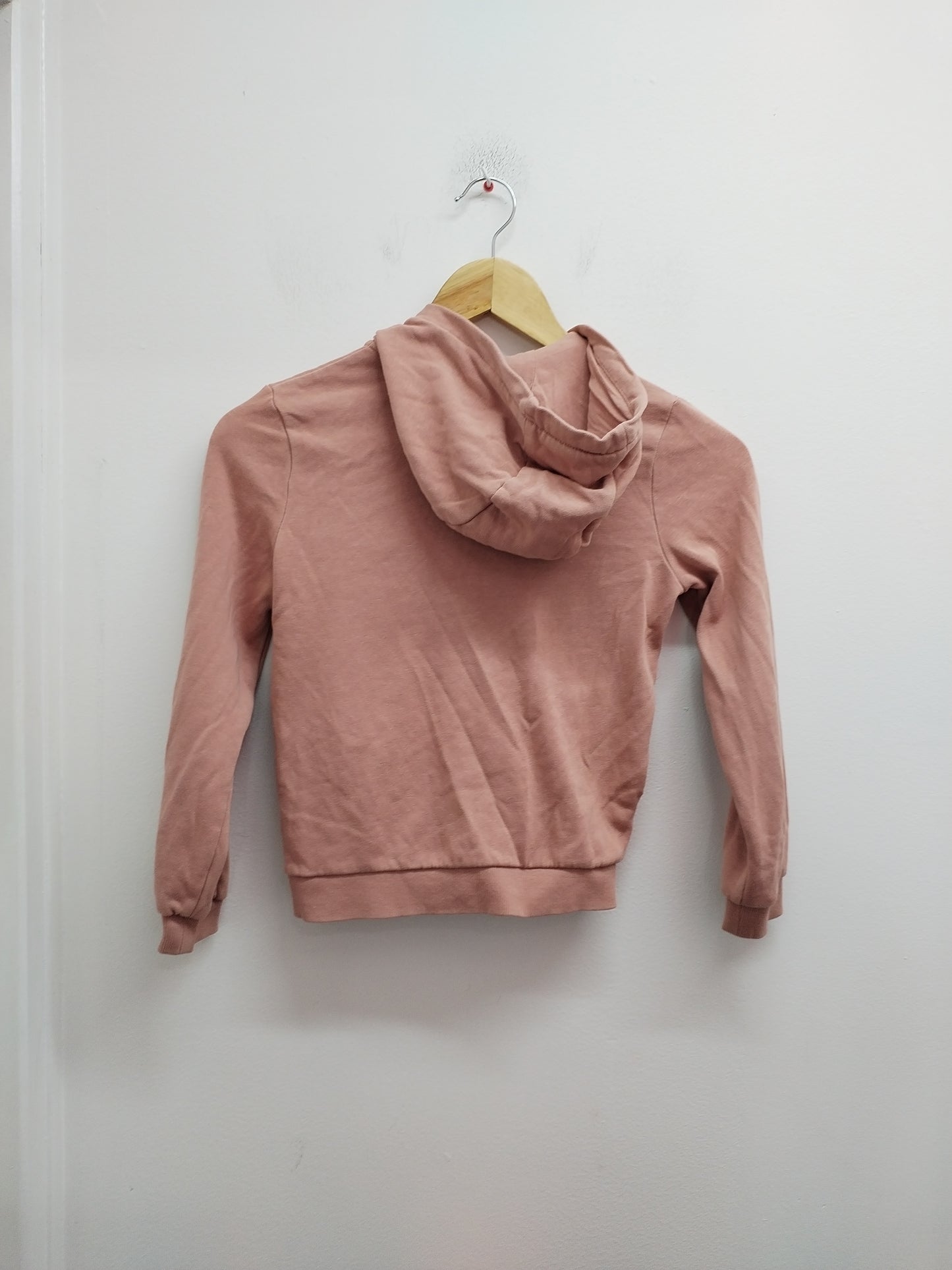 Sweat à capuche zippé Kiabi rose Taille 8 Ans