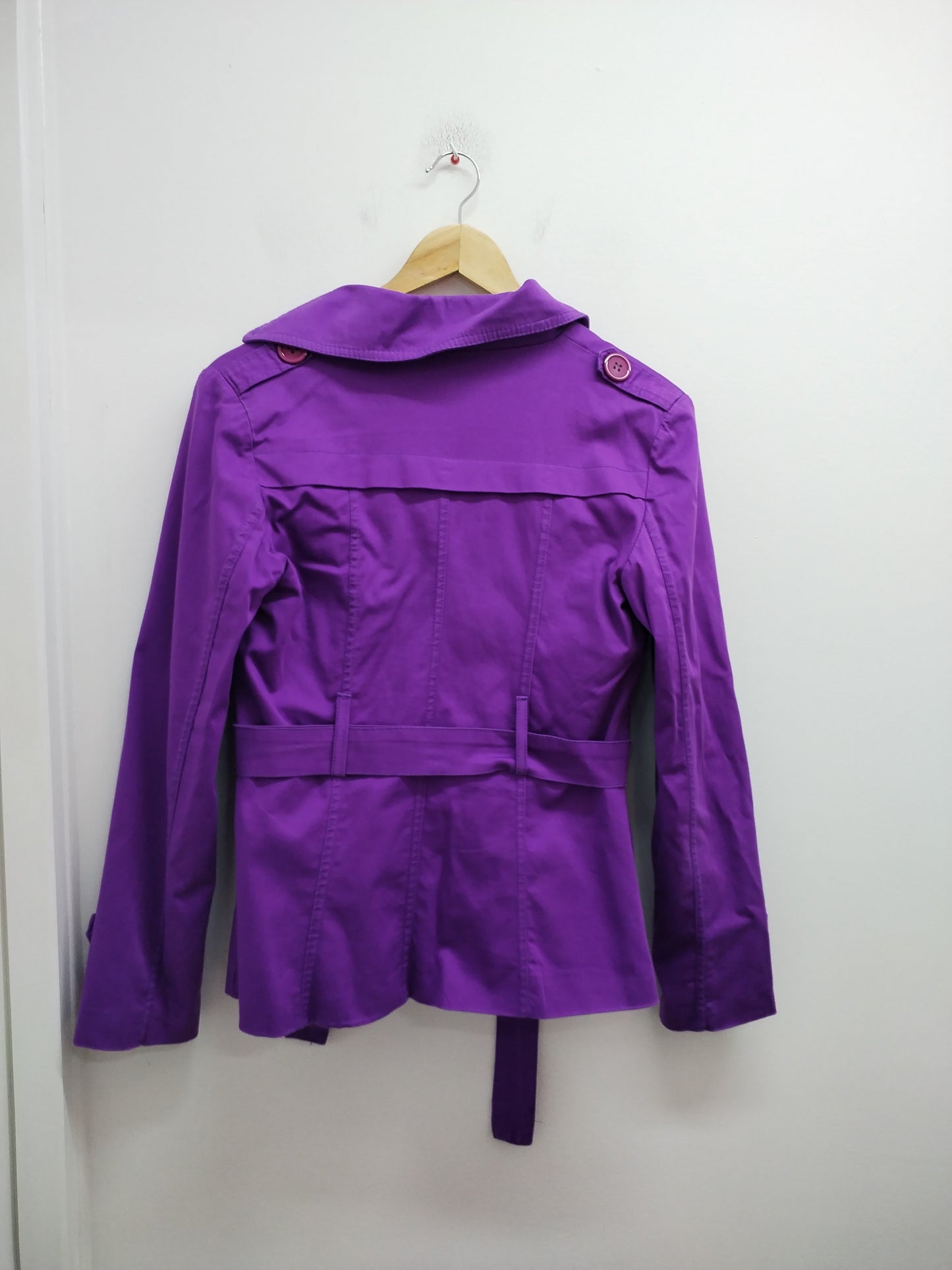 Trench court violet Taille S