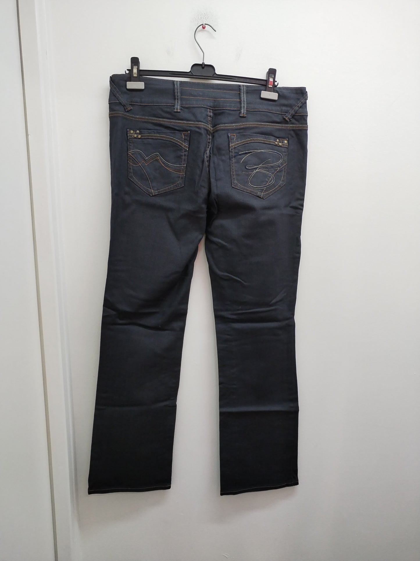 Jeans huilé Patrice Bréal bleu foncé Taille 44