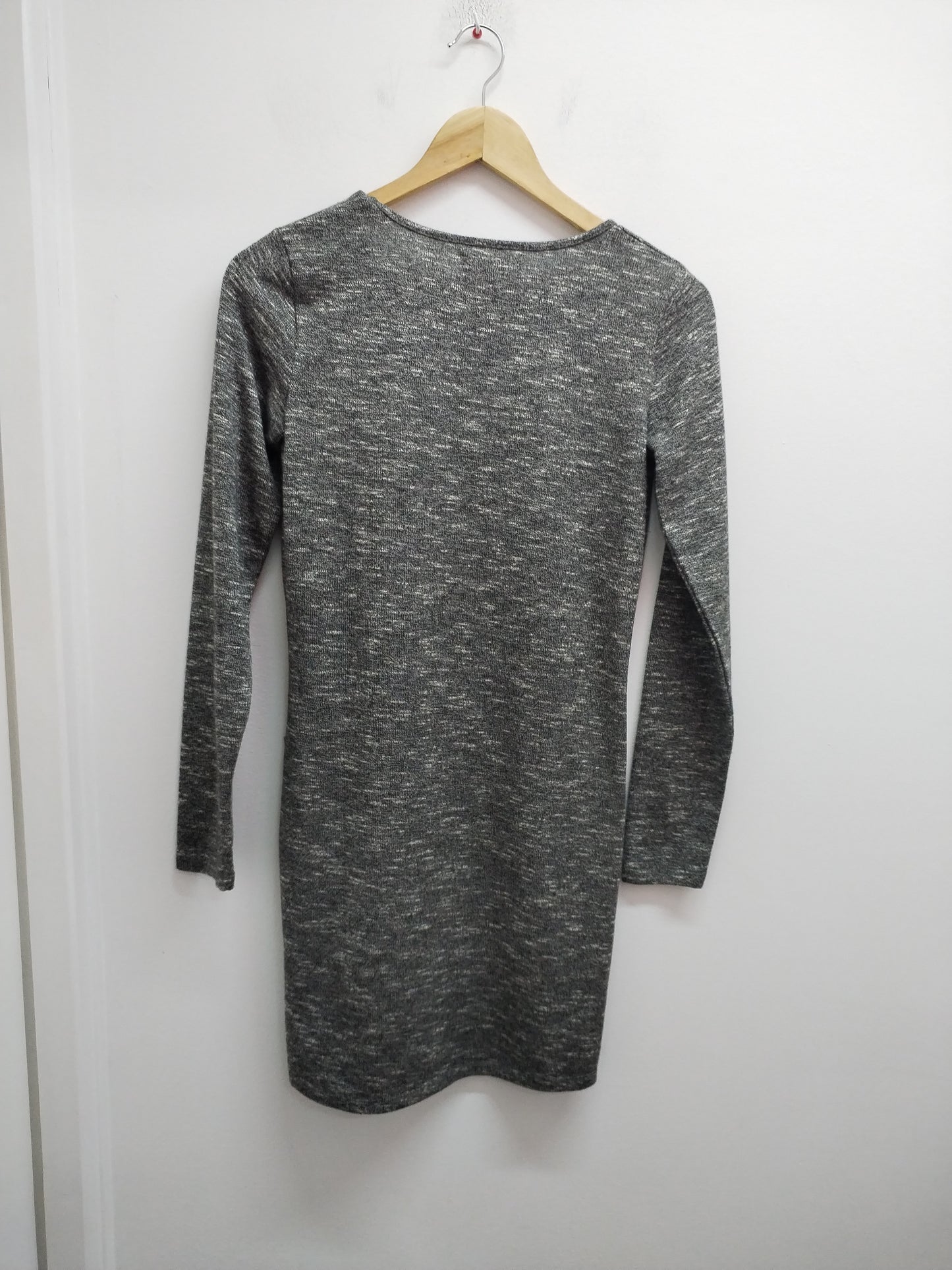 Robe pull manches longues Cache-Cache gris chiné Taille XS