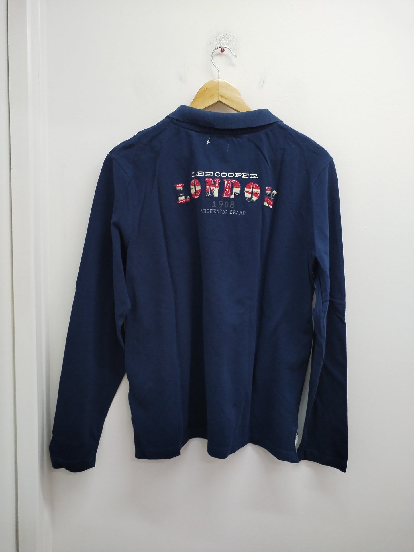 Polo manches longues Lee Cooper marine Taille XL