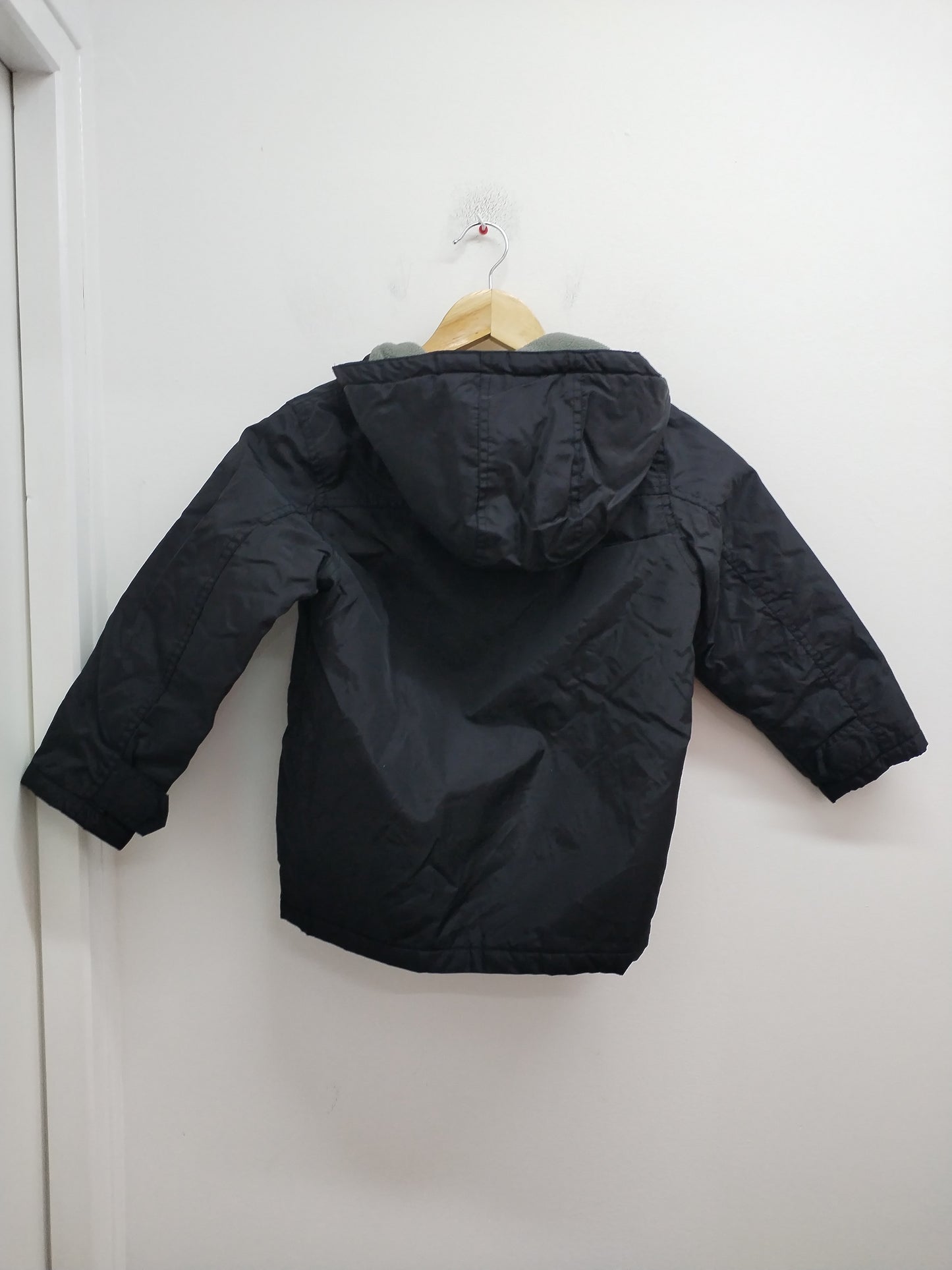 Manteau imperméable avec capuche Best Way noir Taille 5 Ans