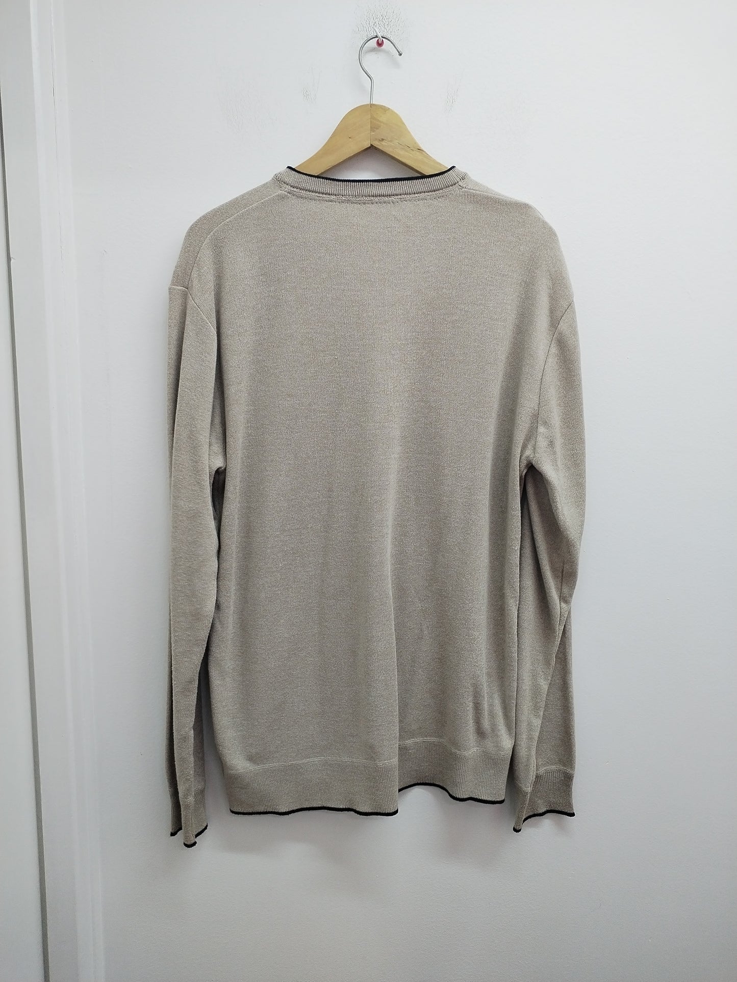 Pull fin beige chiné Taille XL