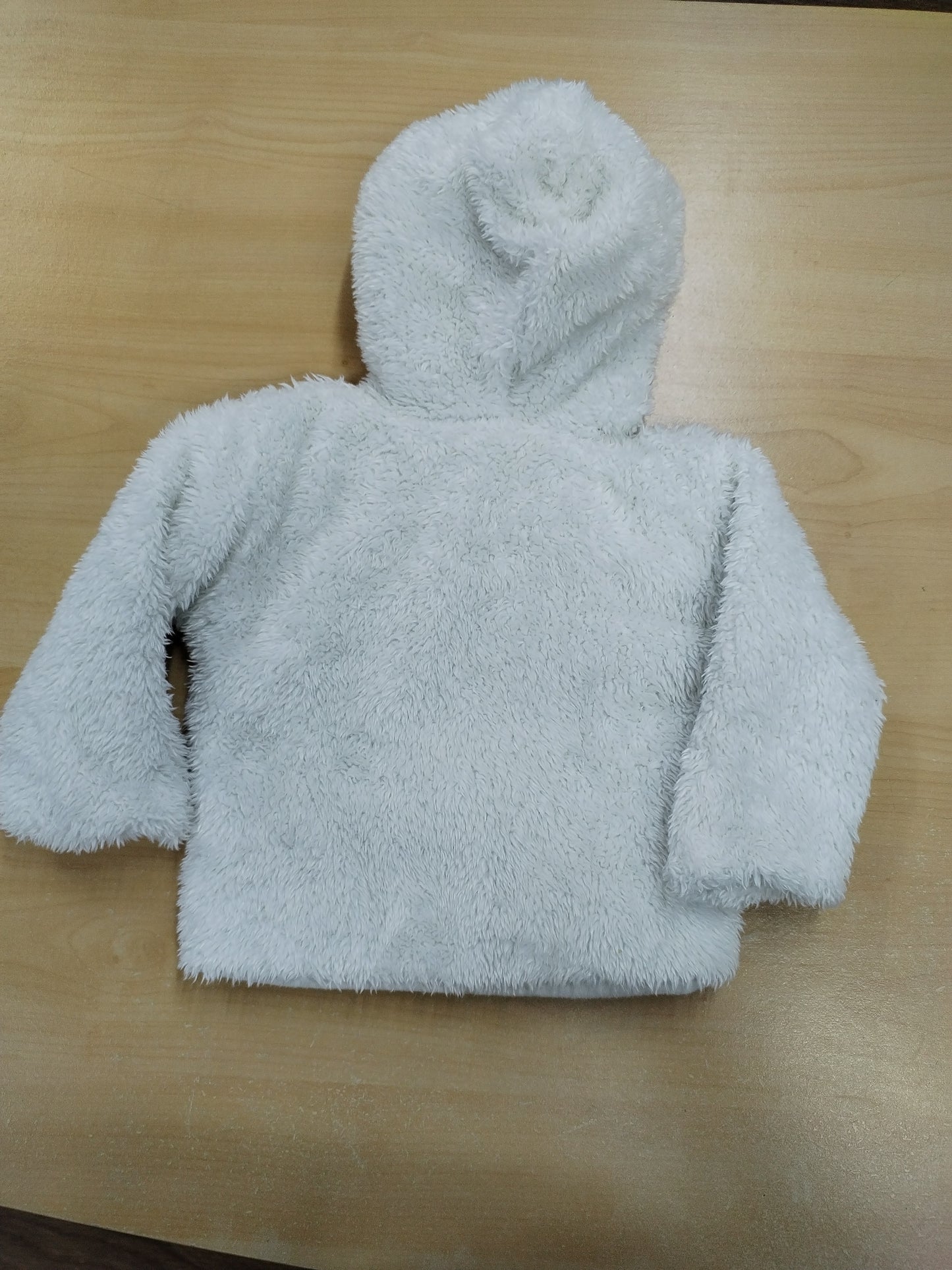 Manteau avec capuche Boîte à Malices blanc Taille 3 Mois
