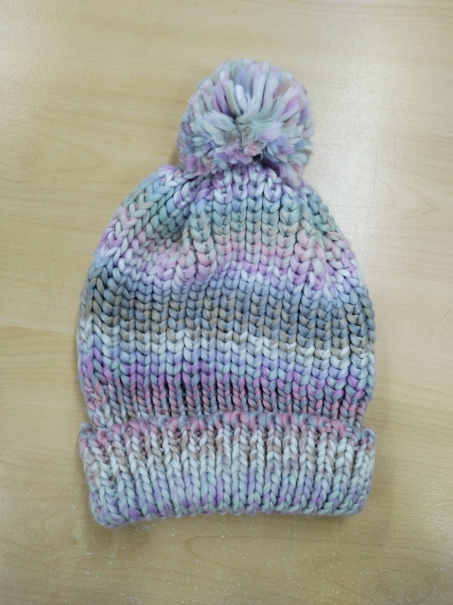 Bonnet en mailles multicolore Taille Unique