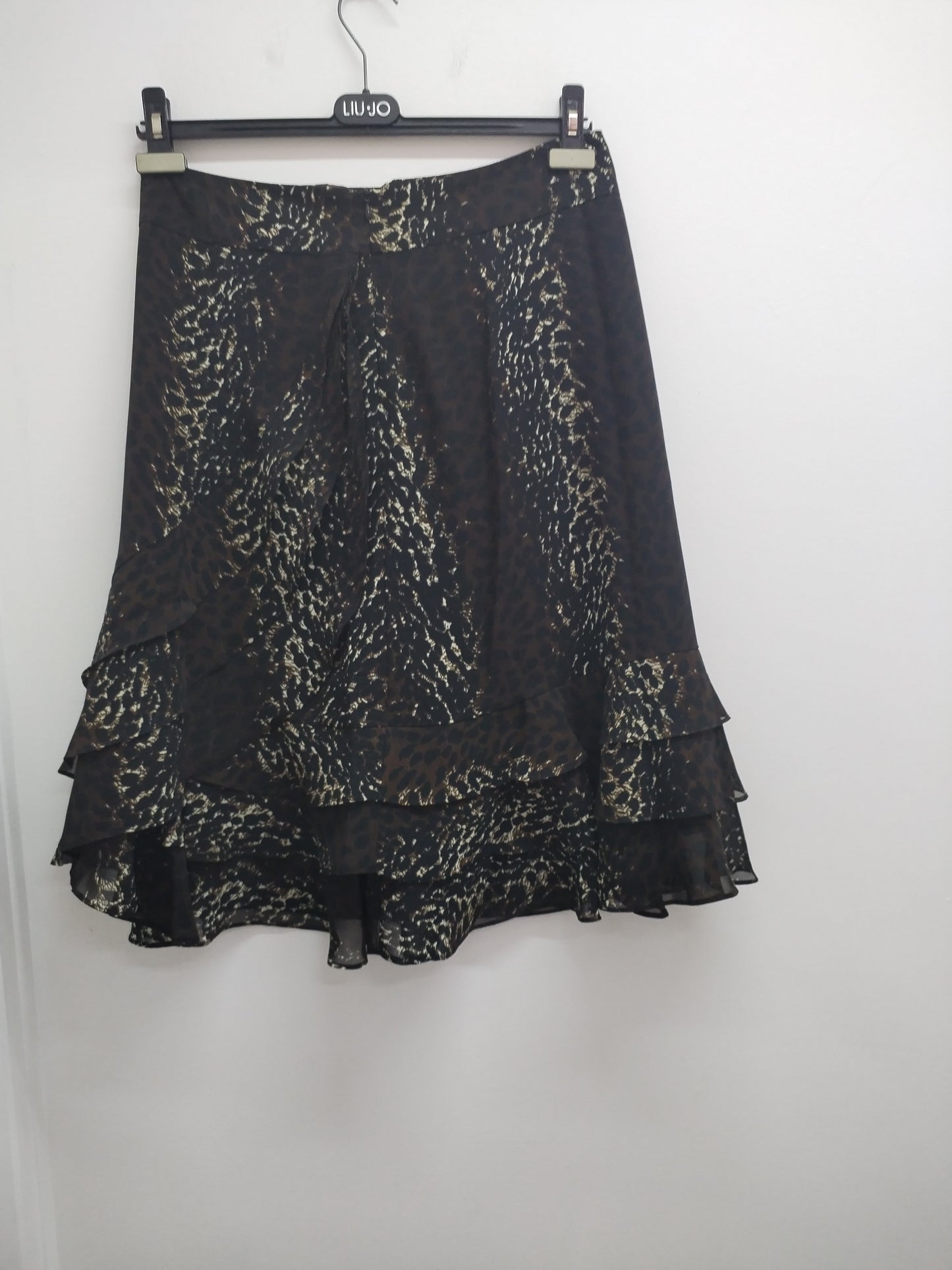 Jupe avec volants Emma Pernelle imprimé animal Taille 44