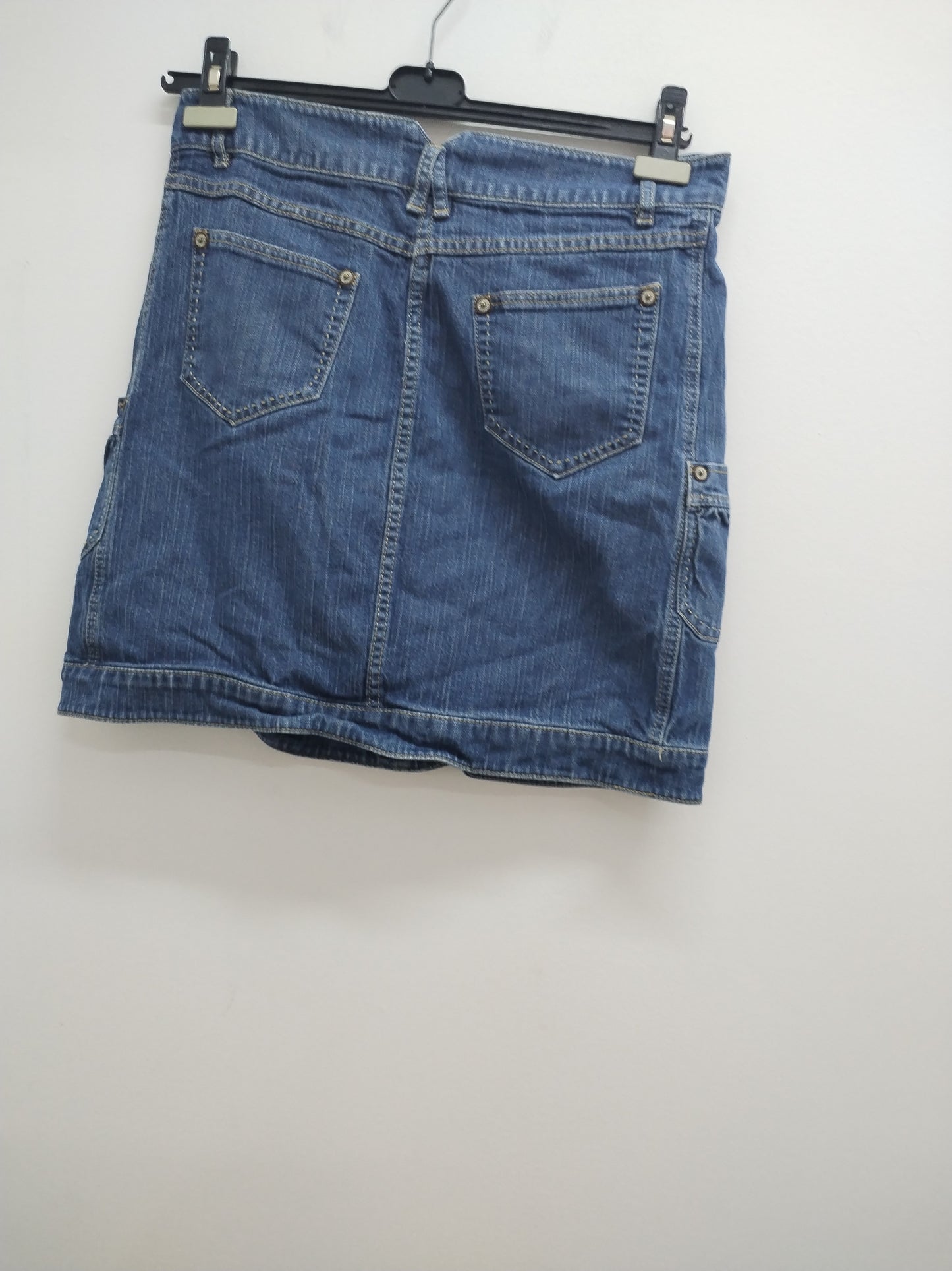 Jupe courte en jeans Nothing Else bleue Taille 42