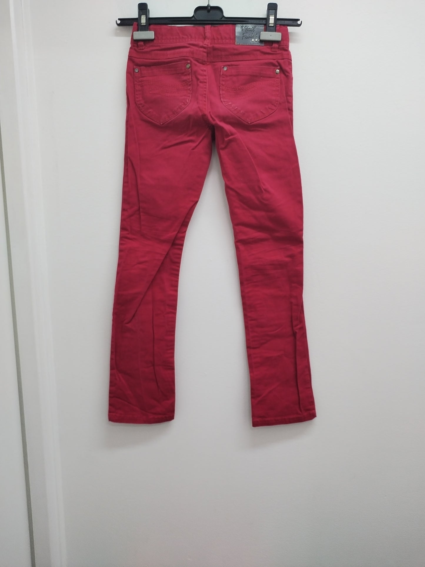 Jeans Vynil Fraise rouge Taille 9 Ans