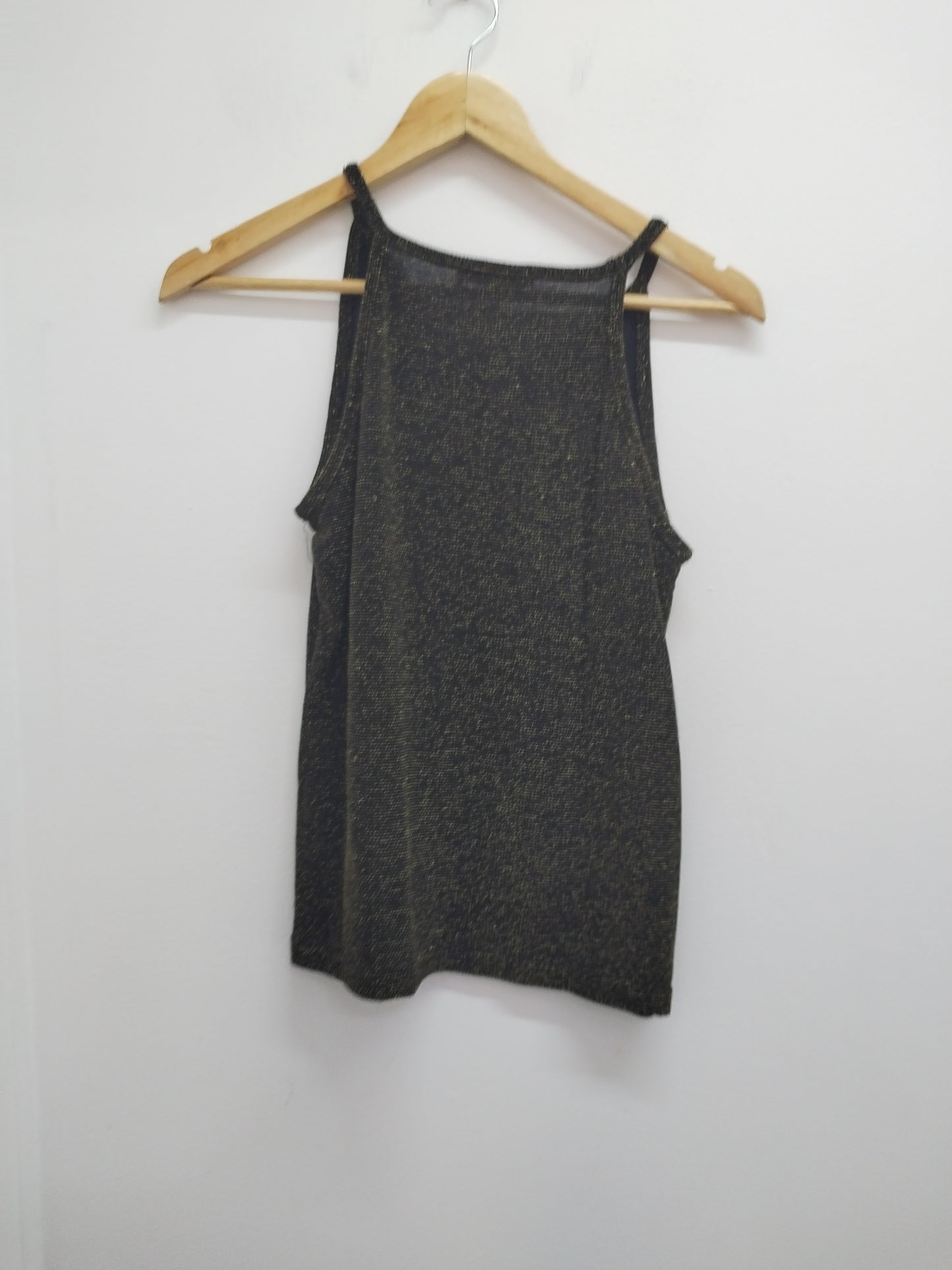 Débardeur Jacqueline Riu noir et doré Taille M