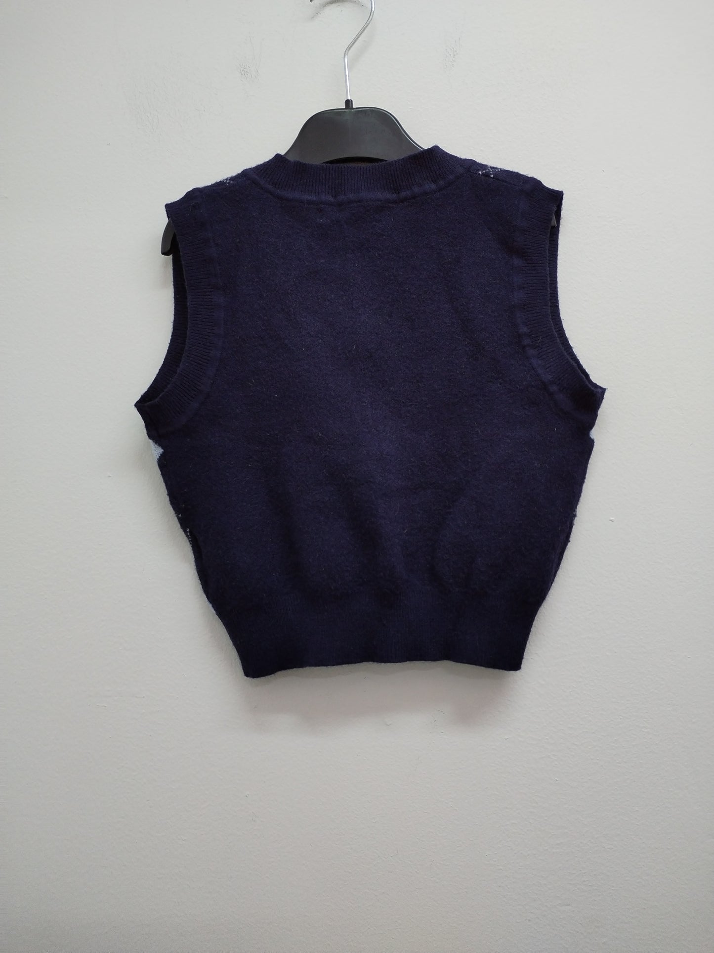 Pull sans manche Shein bleu à carreaux Taille 8 Ans