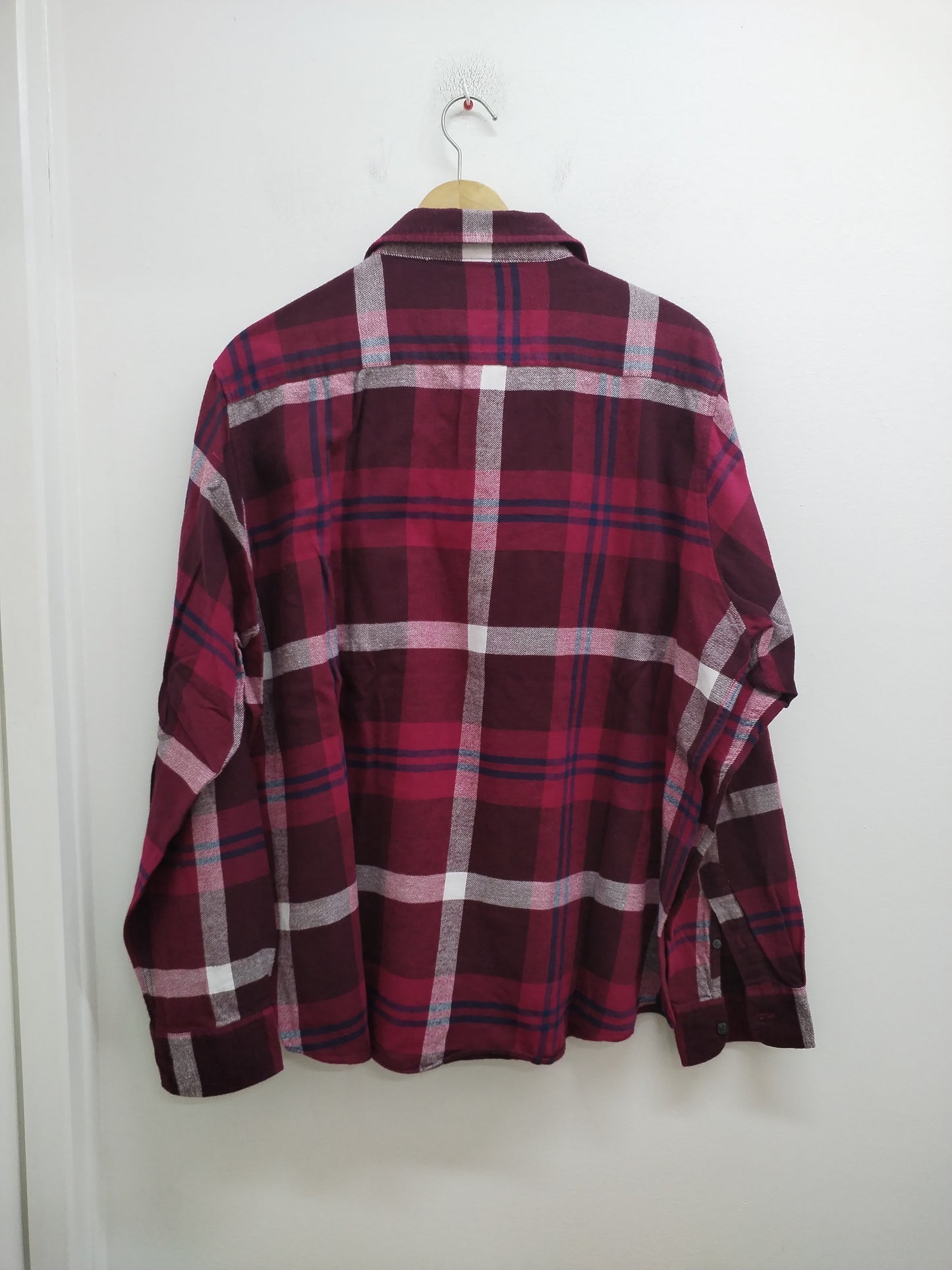 Chemise d'hiver Primark bordeaux à carreaux Taille XXL
