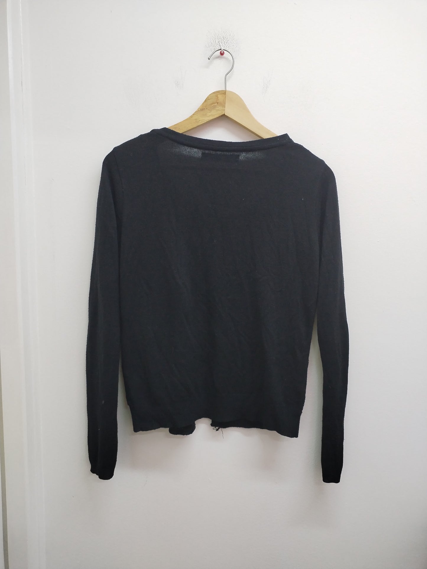 Gilet Cache-Cache noir avec dentelle Taille M