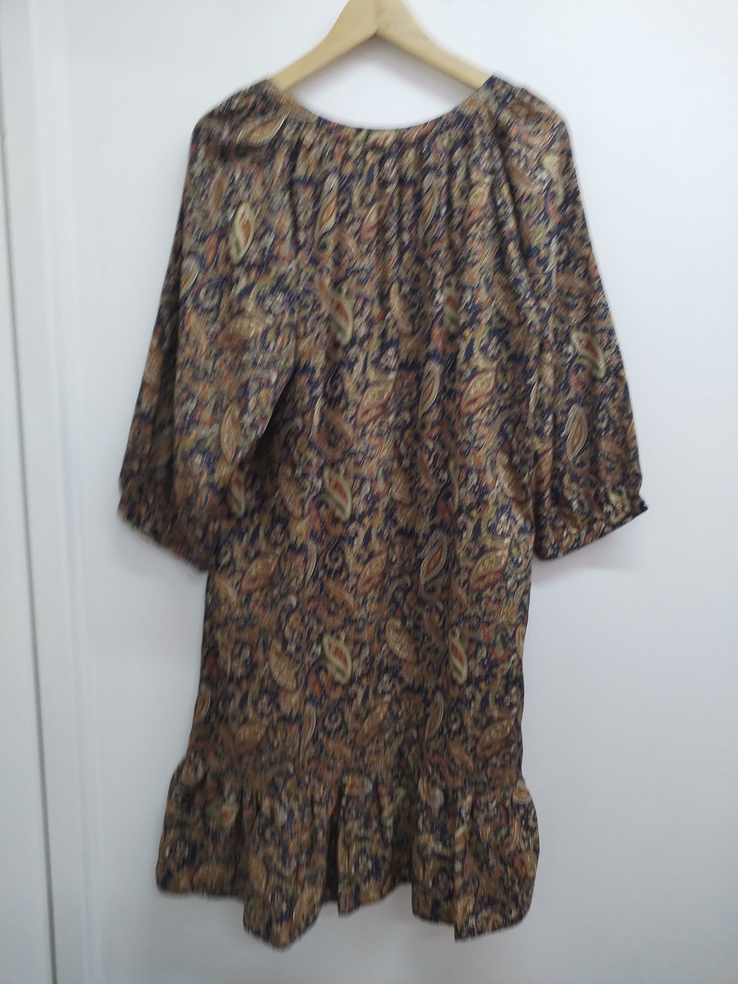 Robe manches 3/4 à motifs Taille XL