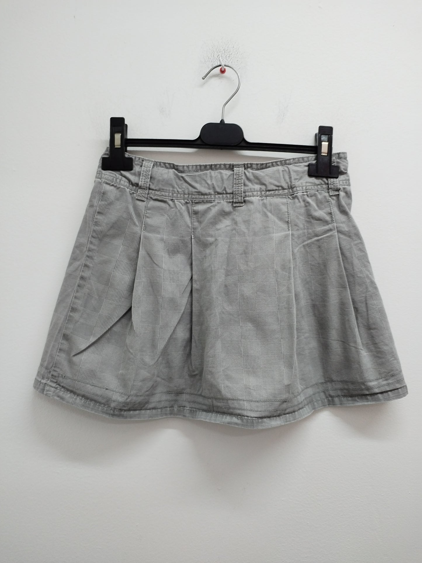 Jupe NKY grise à carreaux Taille 12 Ans