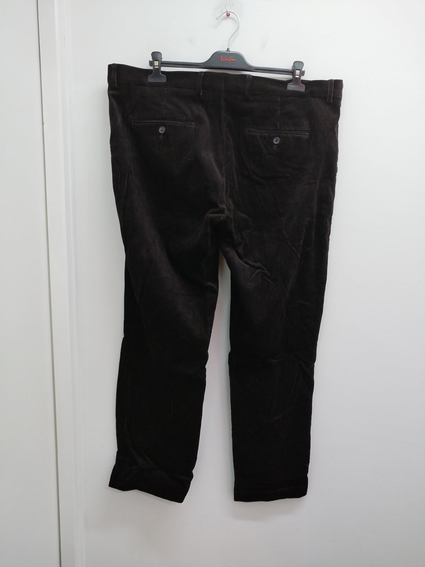 Pantalon en velours côtelé Tex marron Taille 52