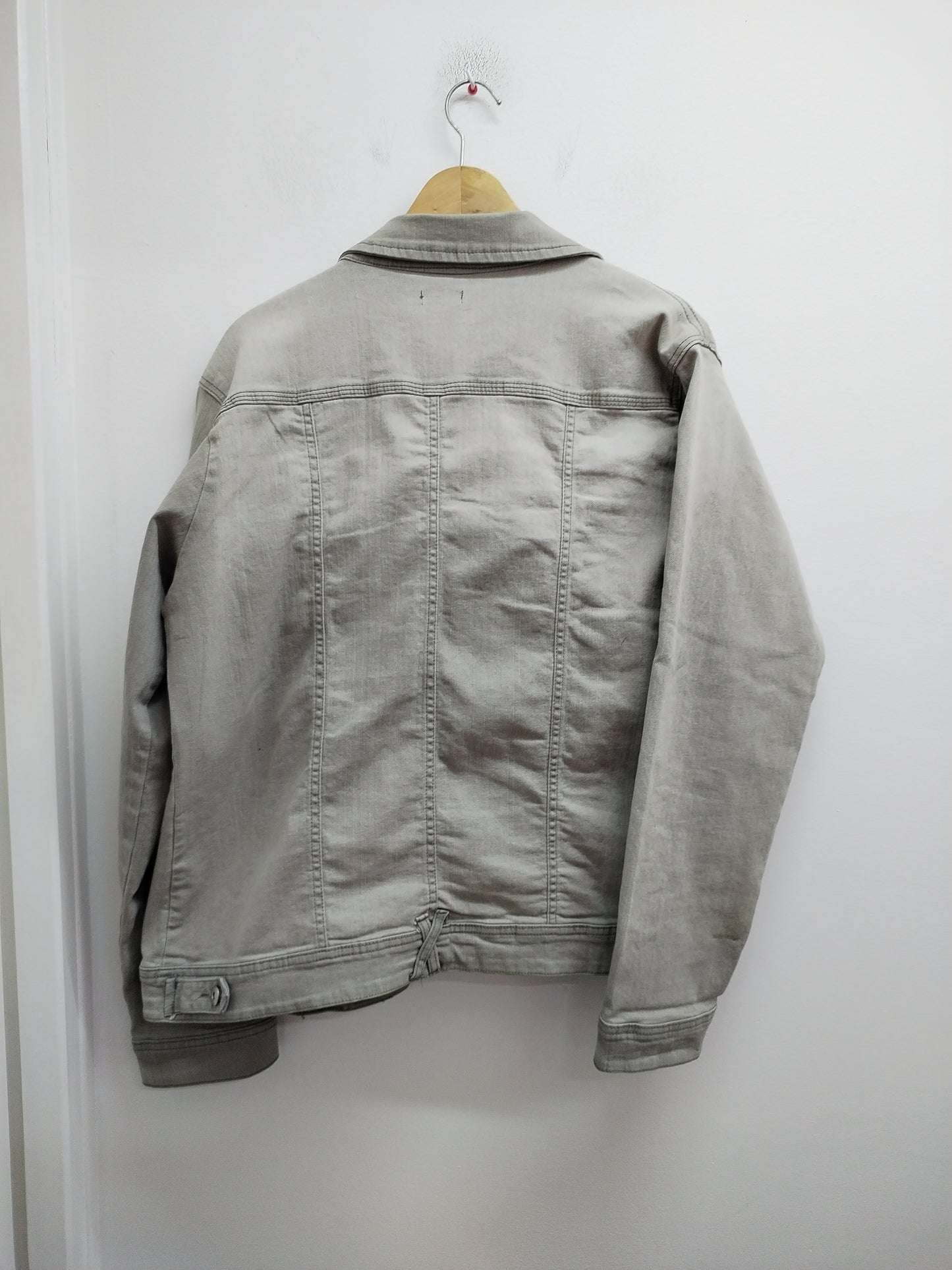 Veste en jeans Influx grise claire Taille 48