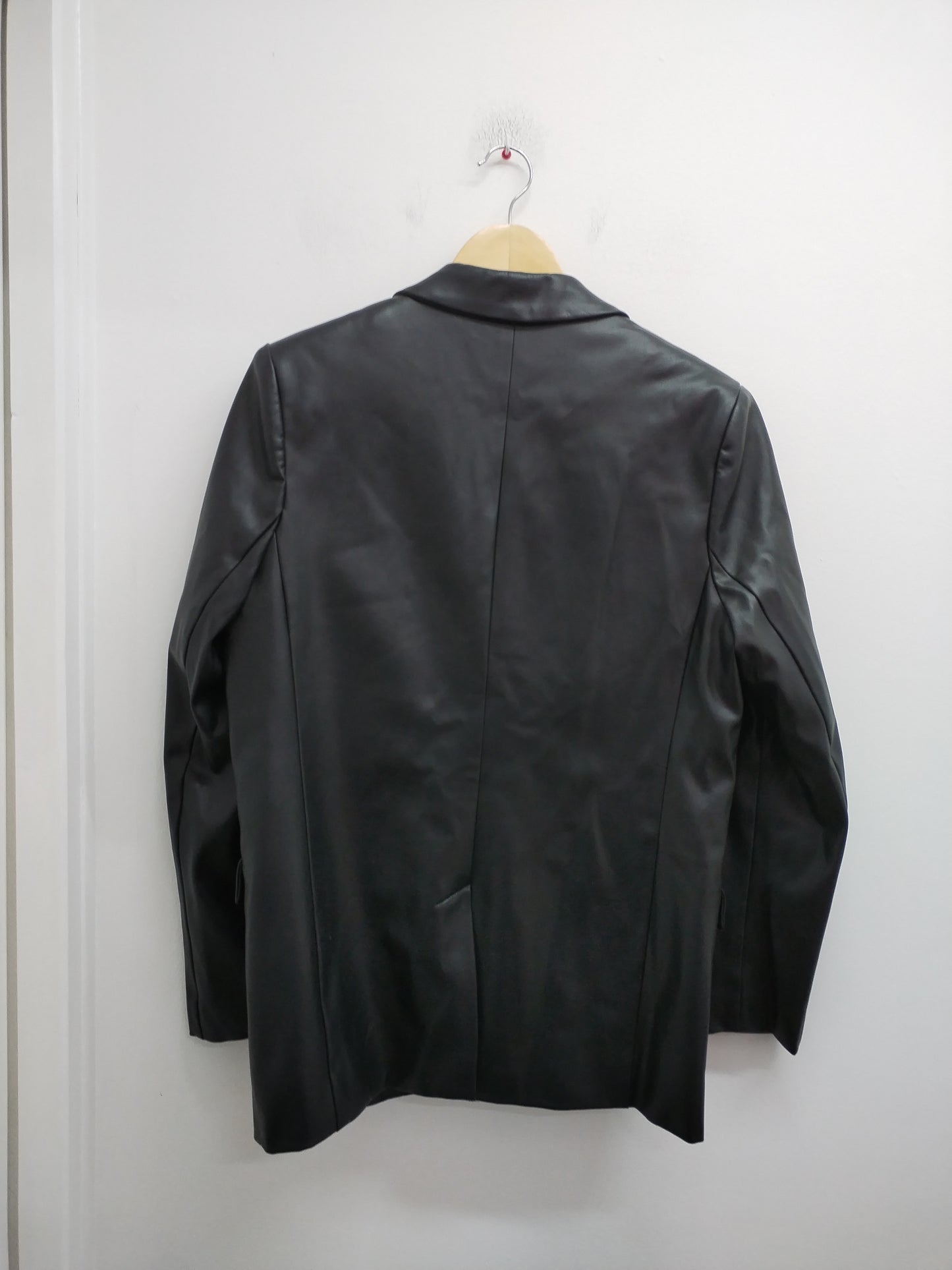 Blazer en similicuir Primark noir Taille 38