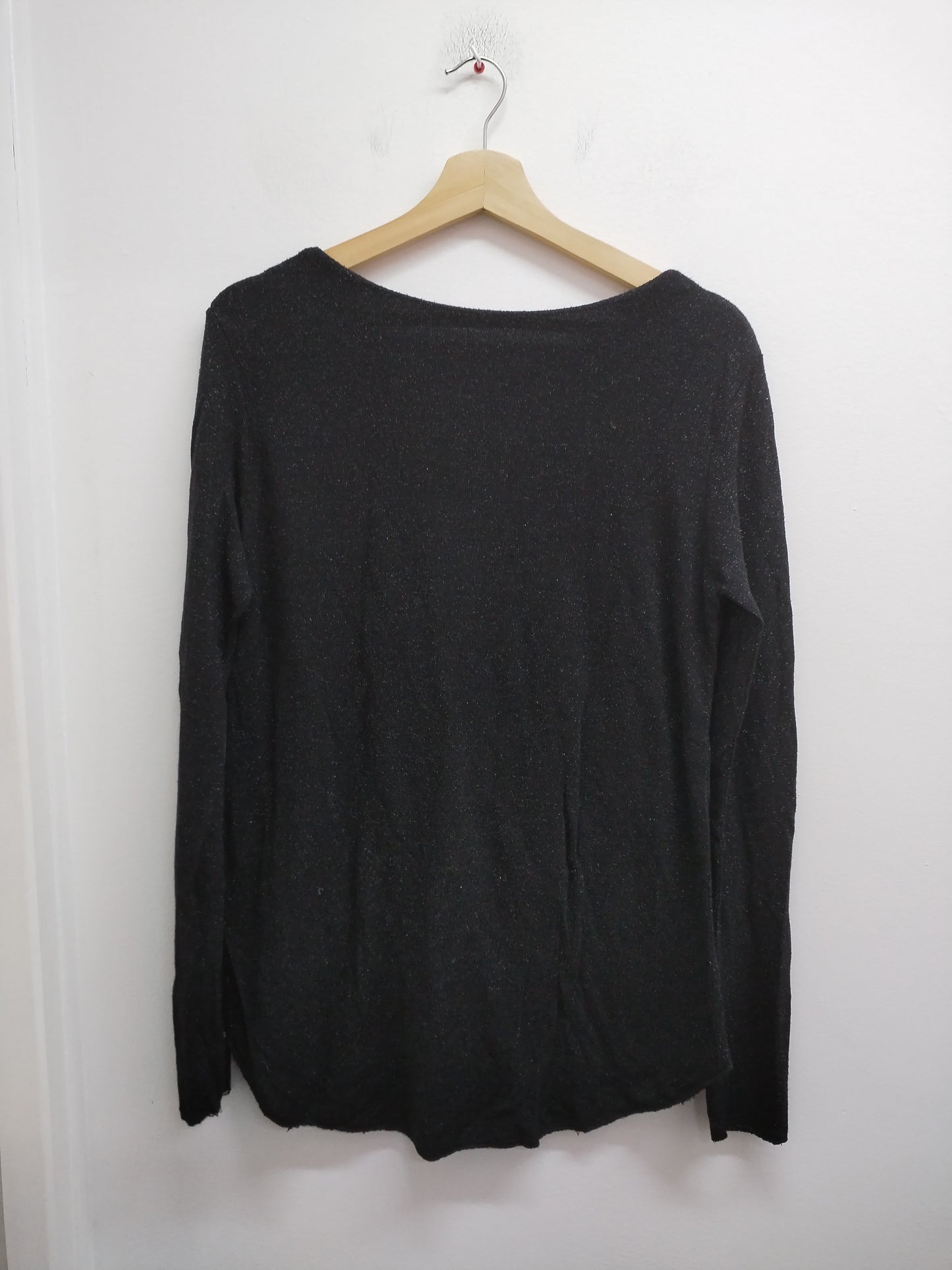 Pull noir pailleté avec sequins Taille M