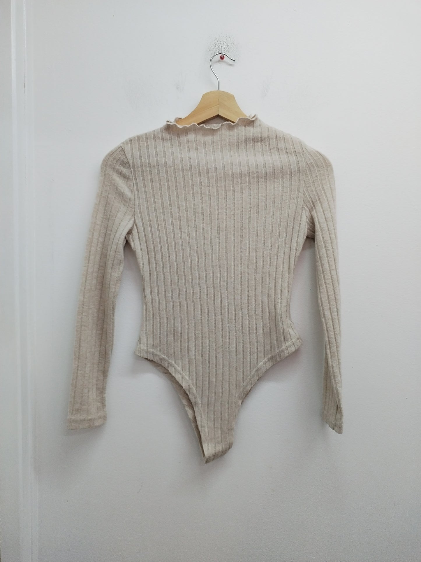 Body manches longues Shein beige Taille XS