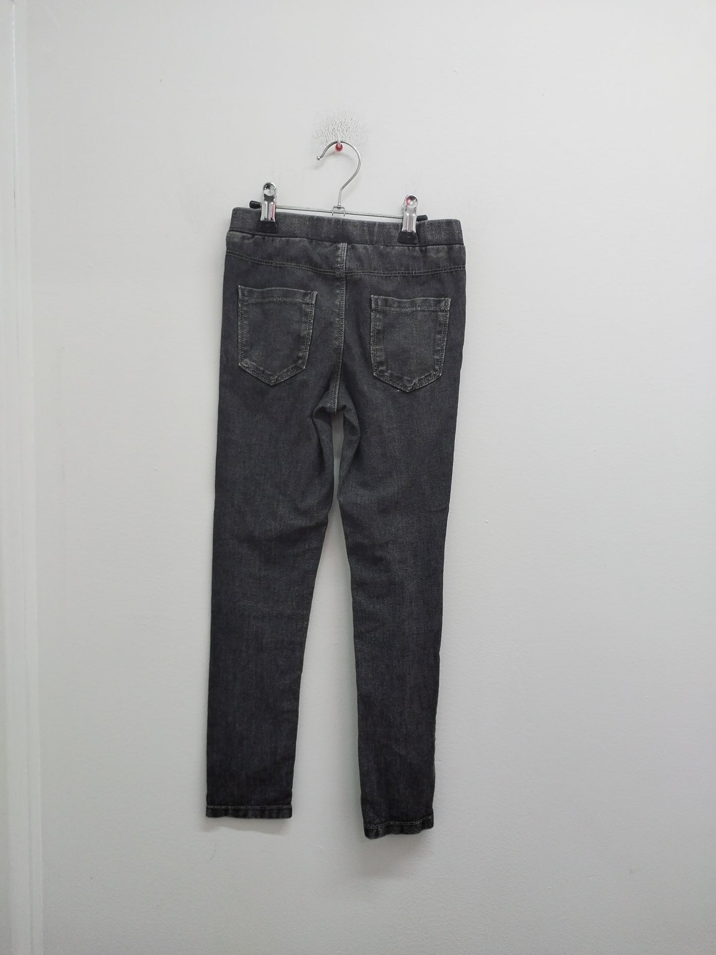 Jegging Kiabi gris délavé Taille 8 Ans
