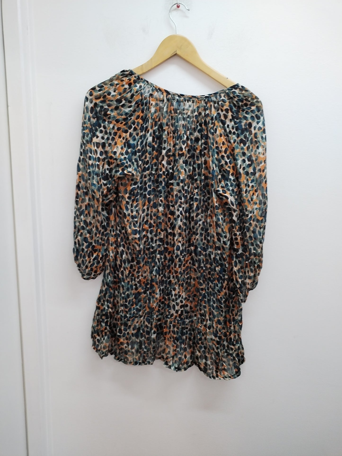 Tunique en voile manches 3/4 imprimée Taille M/L