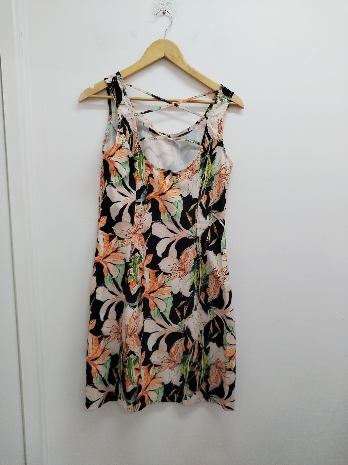 Robe sans manche Sheilay imprimée fleurie Taille M