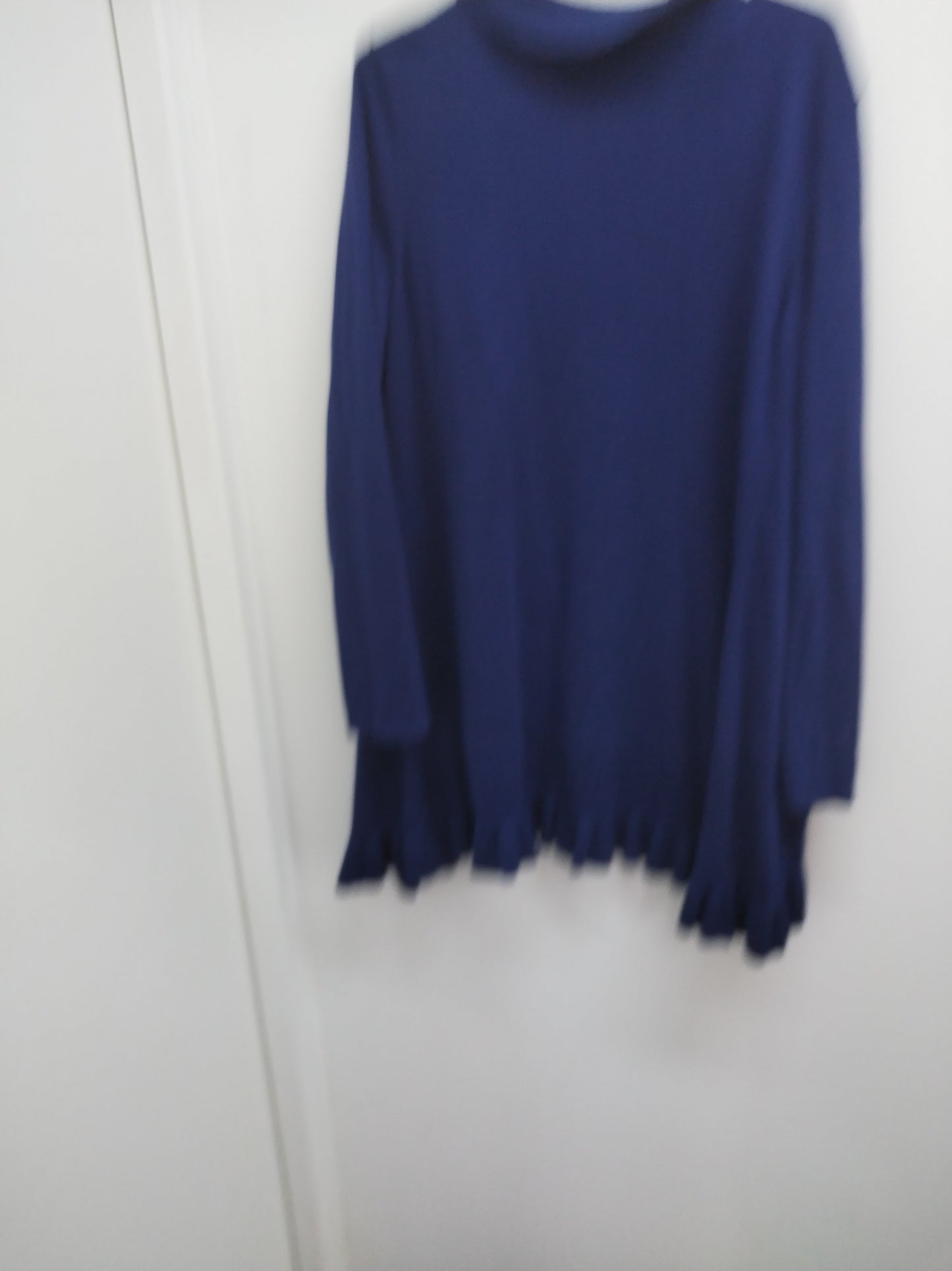 Gilet long bleu Taille M