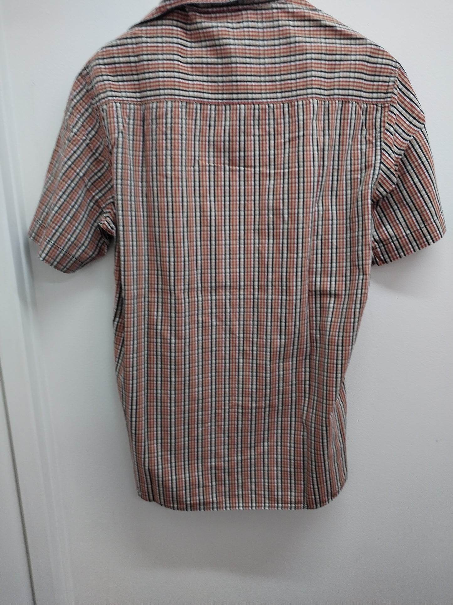 Chemise manches courtes Liberto à petits carreaux Taille XL