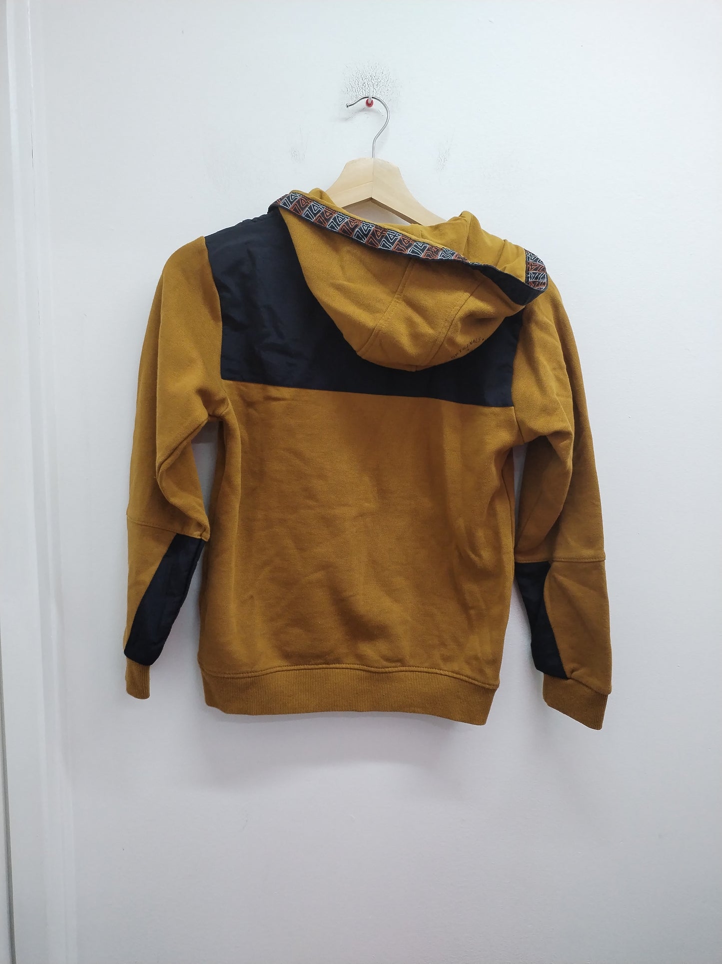 Sweat à capuche Deeluxe 74 marron et noir Taille 12 Ans