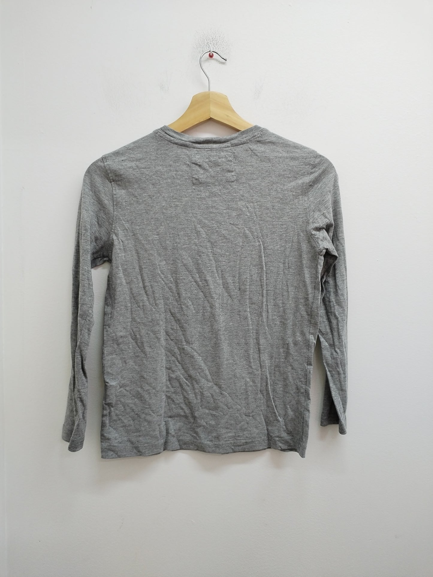 T-shirt manches longues Desigual gris avec impression Taille 9/10 Ans