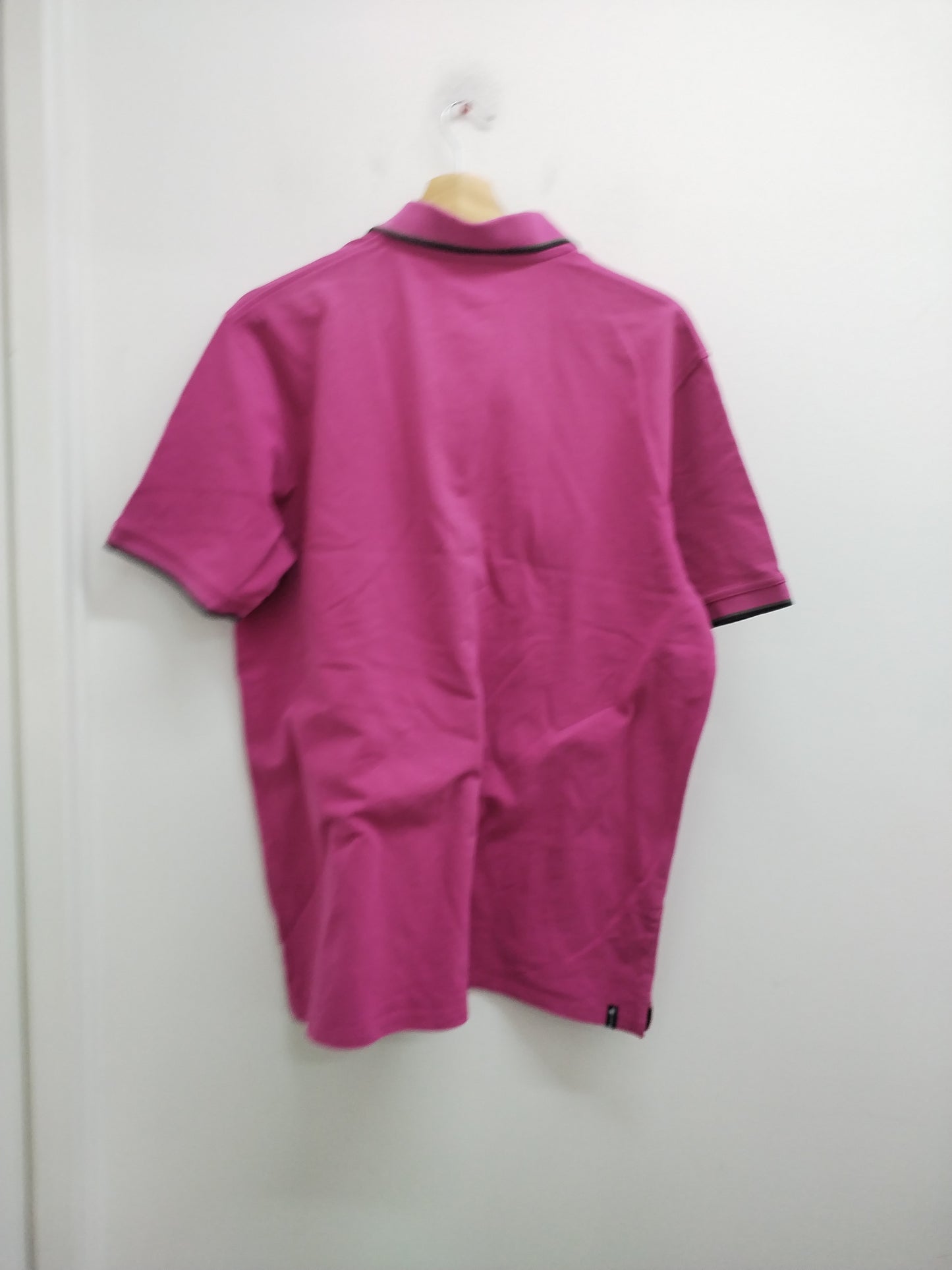 Polo manches courtes Inesis rose foncé Taille XL