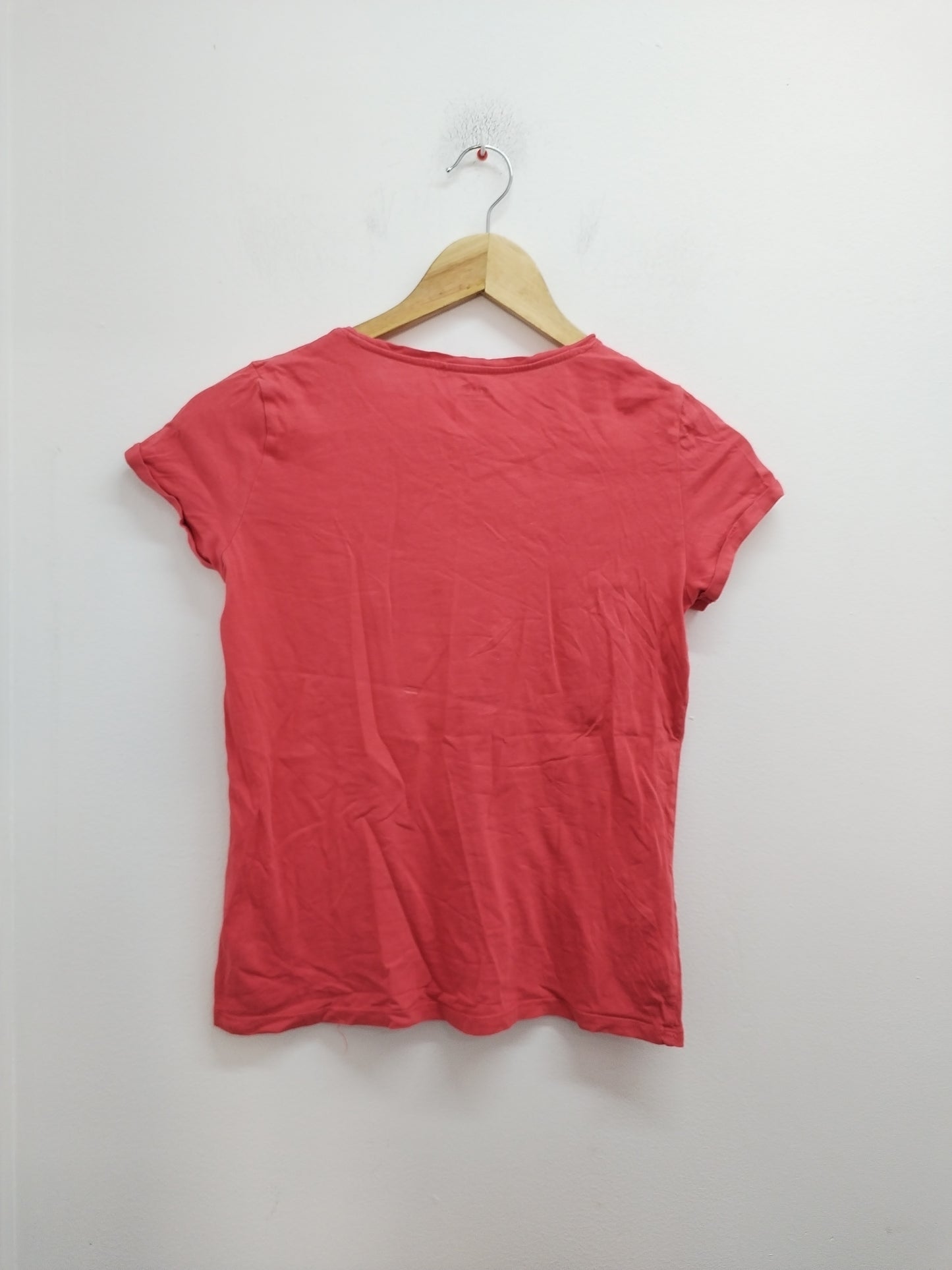 T-shirt Kiabi rouge avec impression Taille 12 Ans