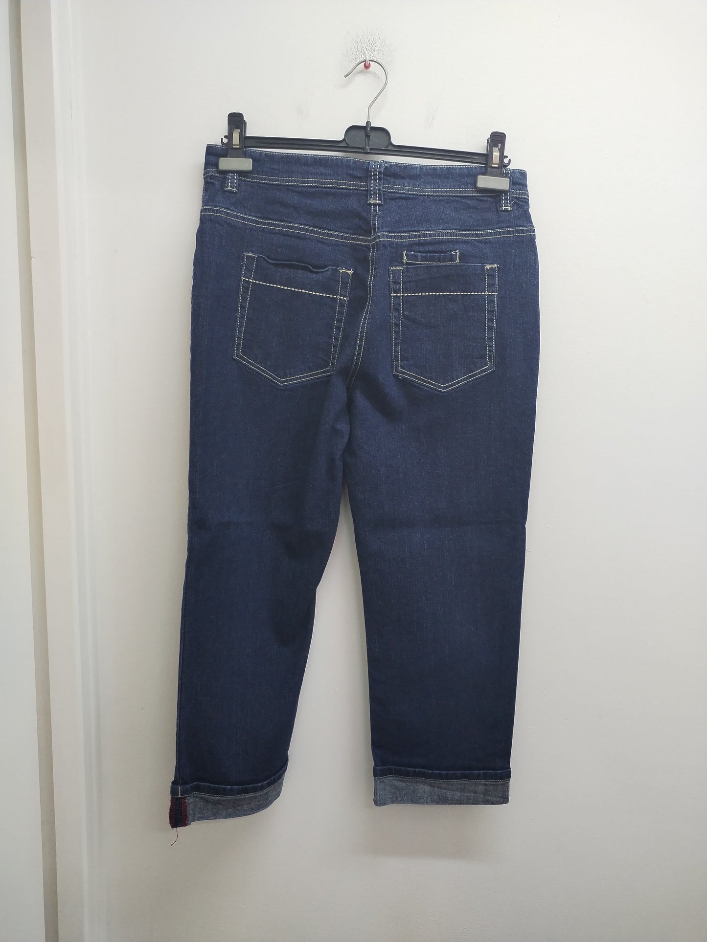 Pantacourt en jeans Canda bleu Taille 42
