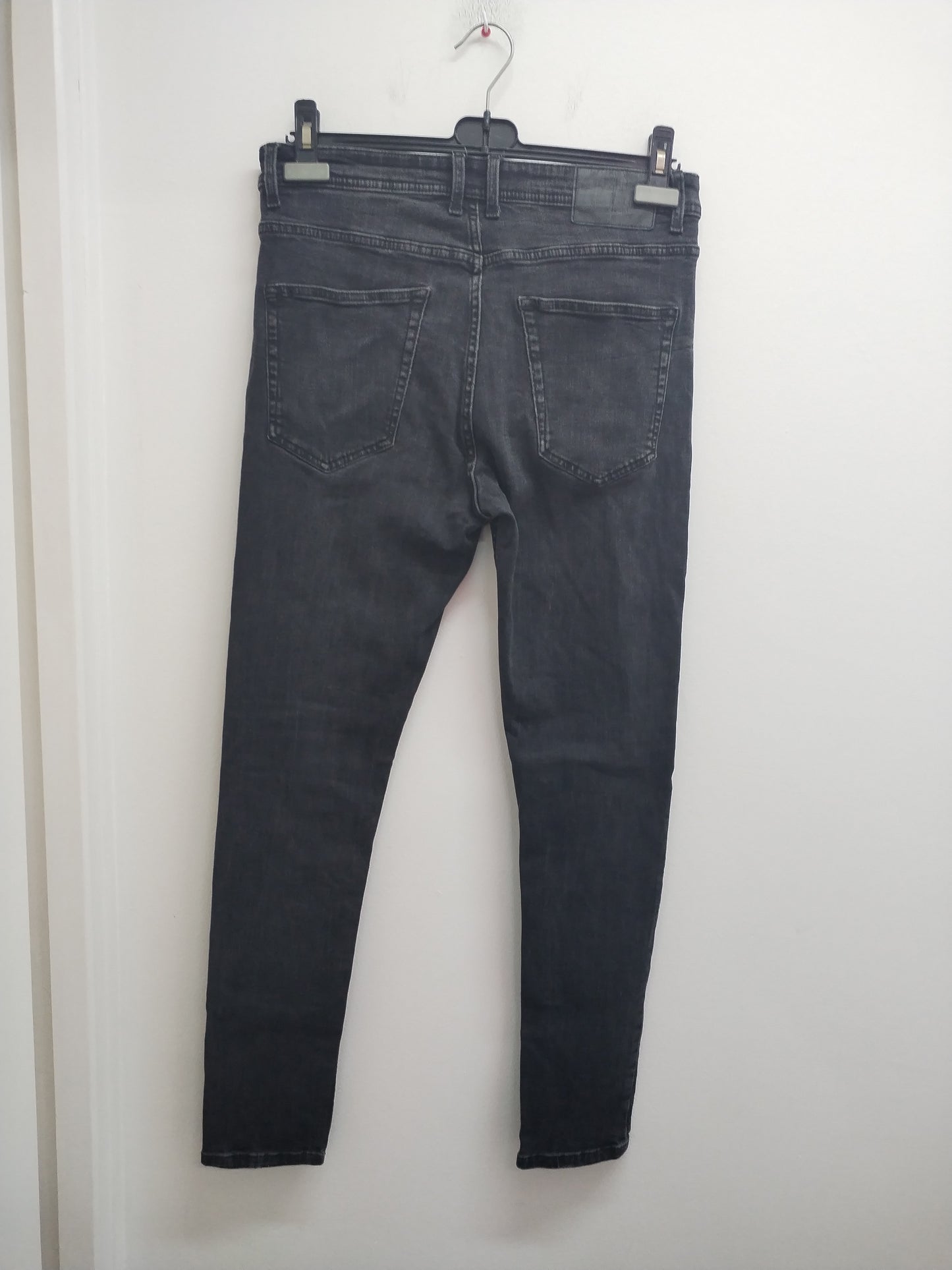Jeans tapered FSBN noir délavé Taille 40
