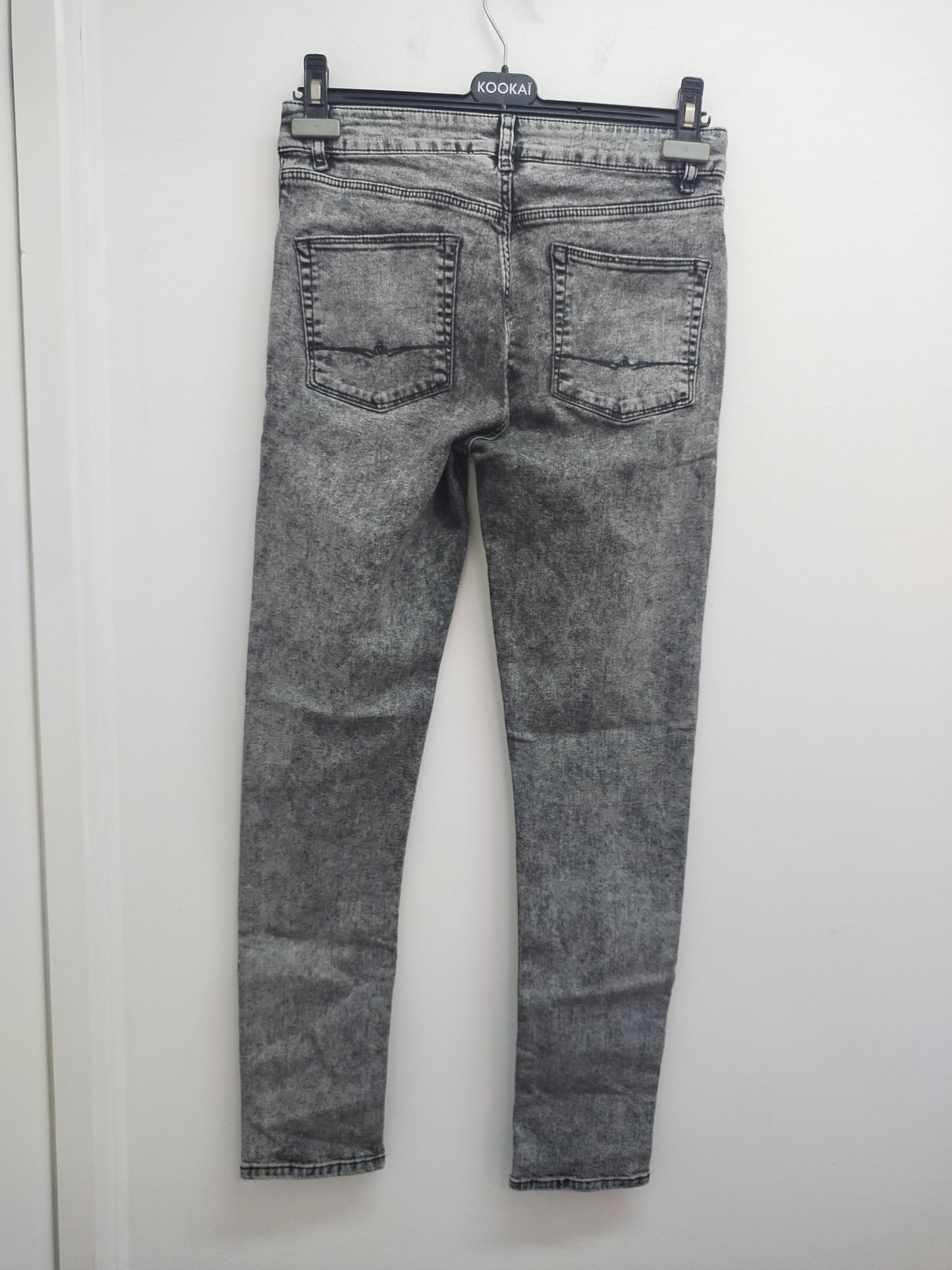 Jeans Asos gris délavé Taille 38