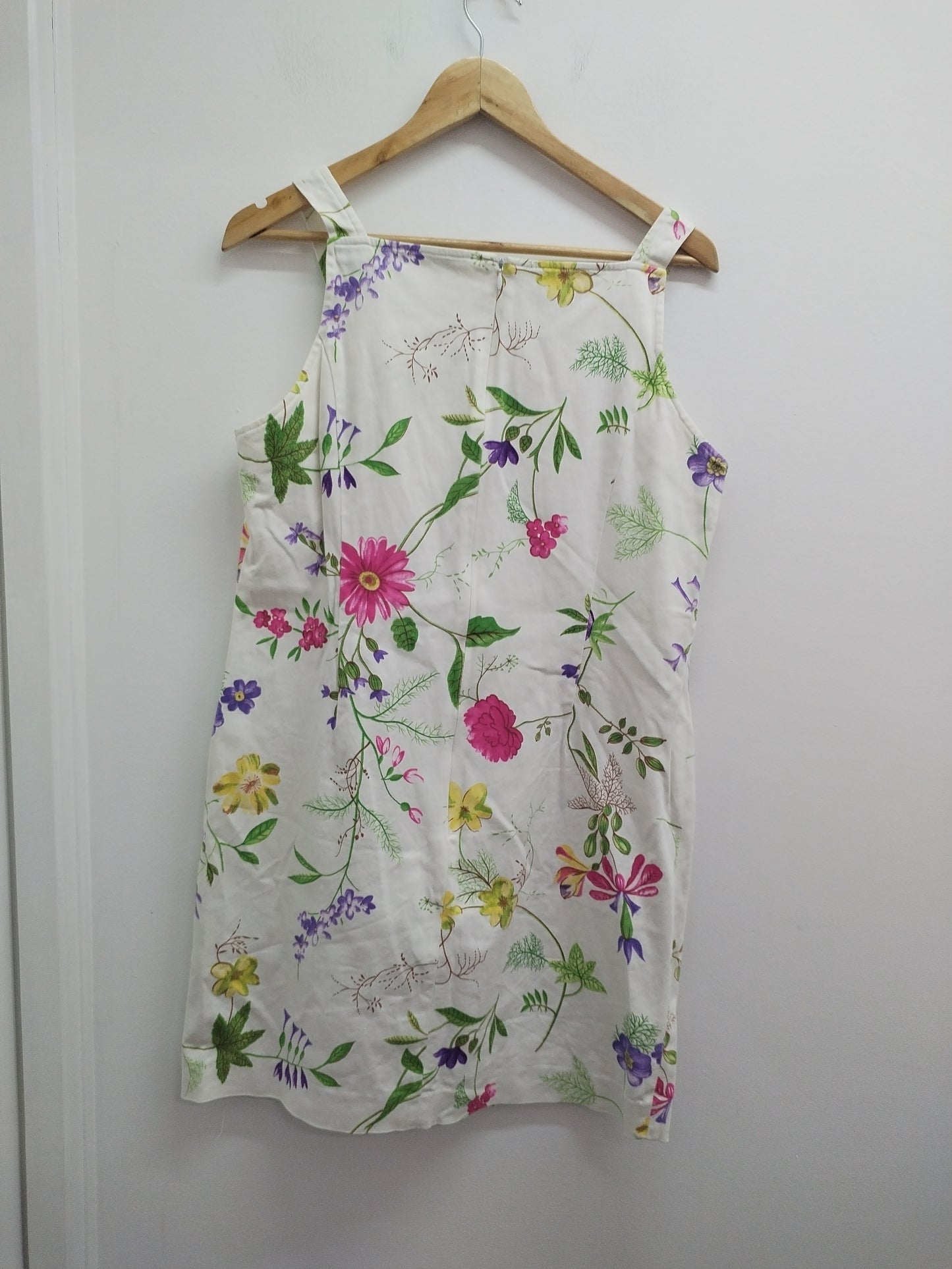 Robe à bretelles Alain Manoukian blanche fleurie Taille 44