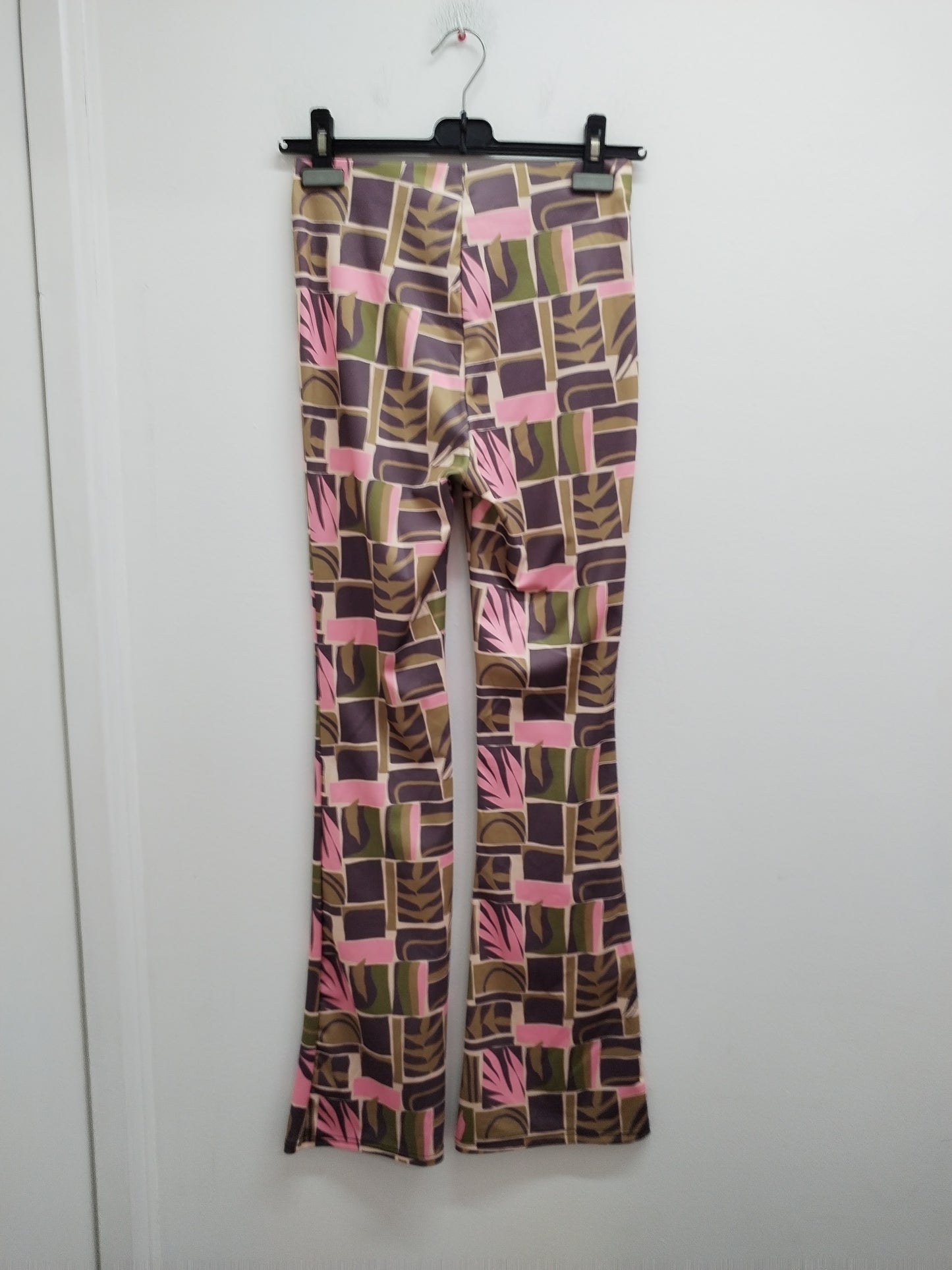 Pantalon pattes D'eph Yu & Me à motifs Taille M