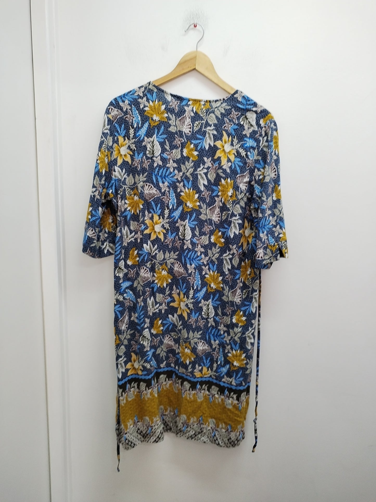 Robe manches courtes Christine Laure à motifs Taille L