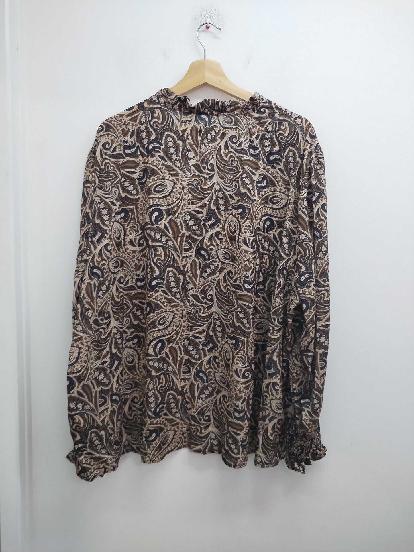 Tunique fluide manches longues à motifs Taille 4XL/5XL